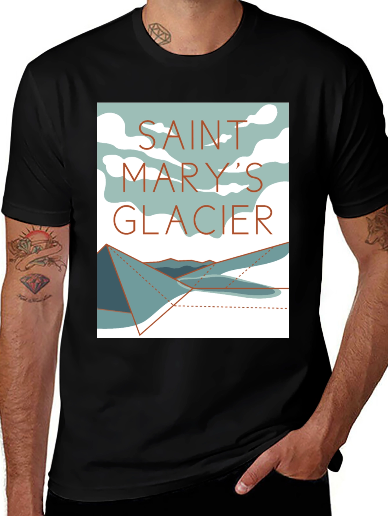 Saint Marys Glacier Graphic Tee