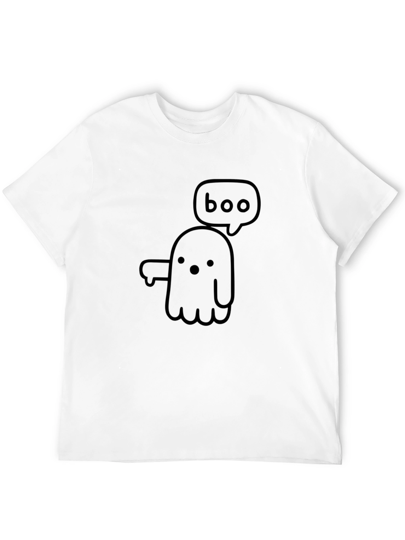Boo Ghost T-Shirt - Halloween Spooky Season