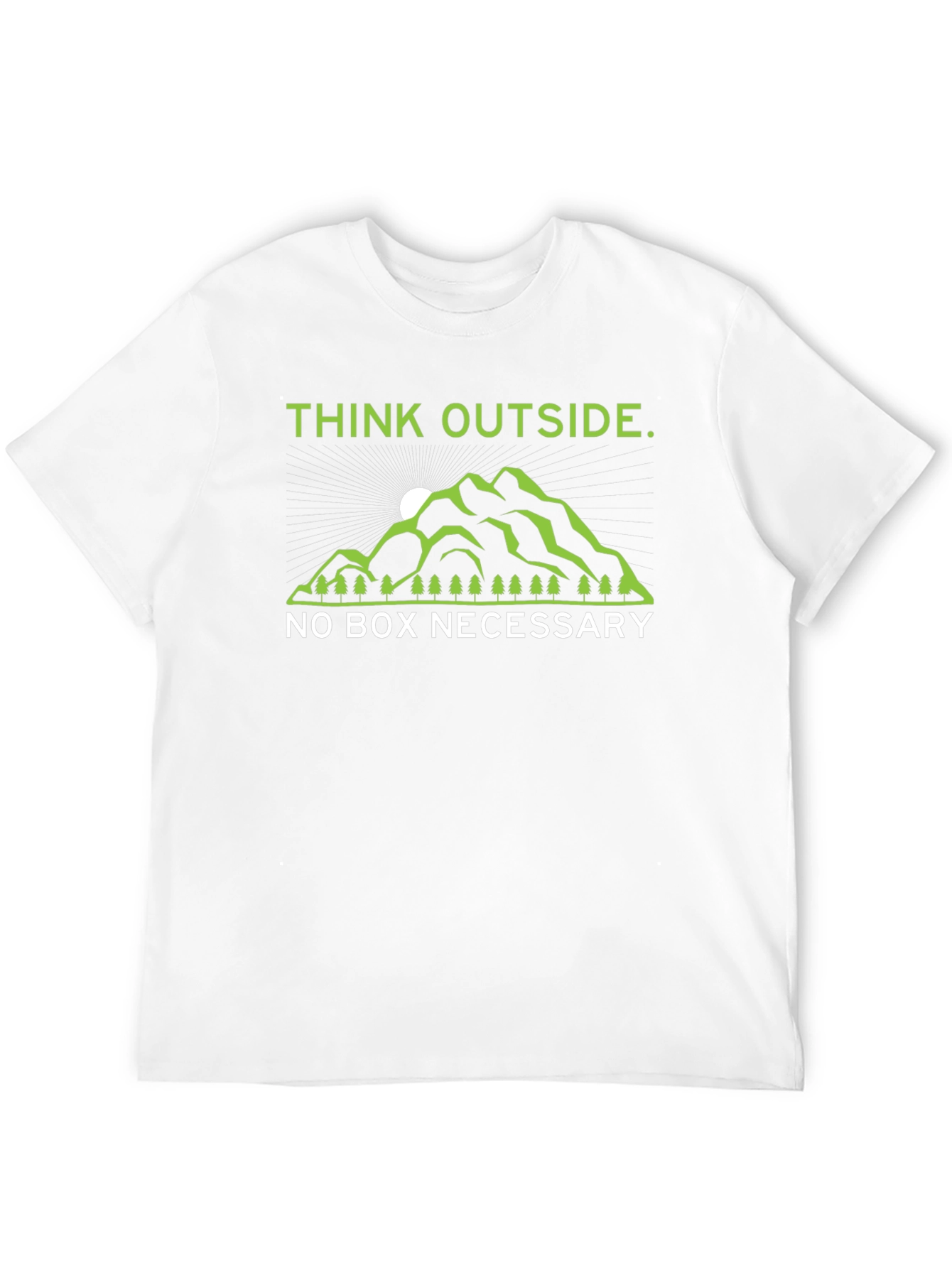 Think Outside Graphic T-Shirt - Nature Lover Tee