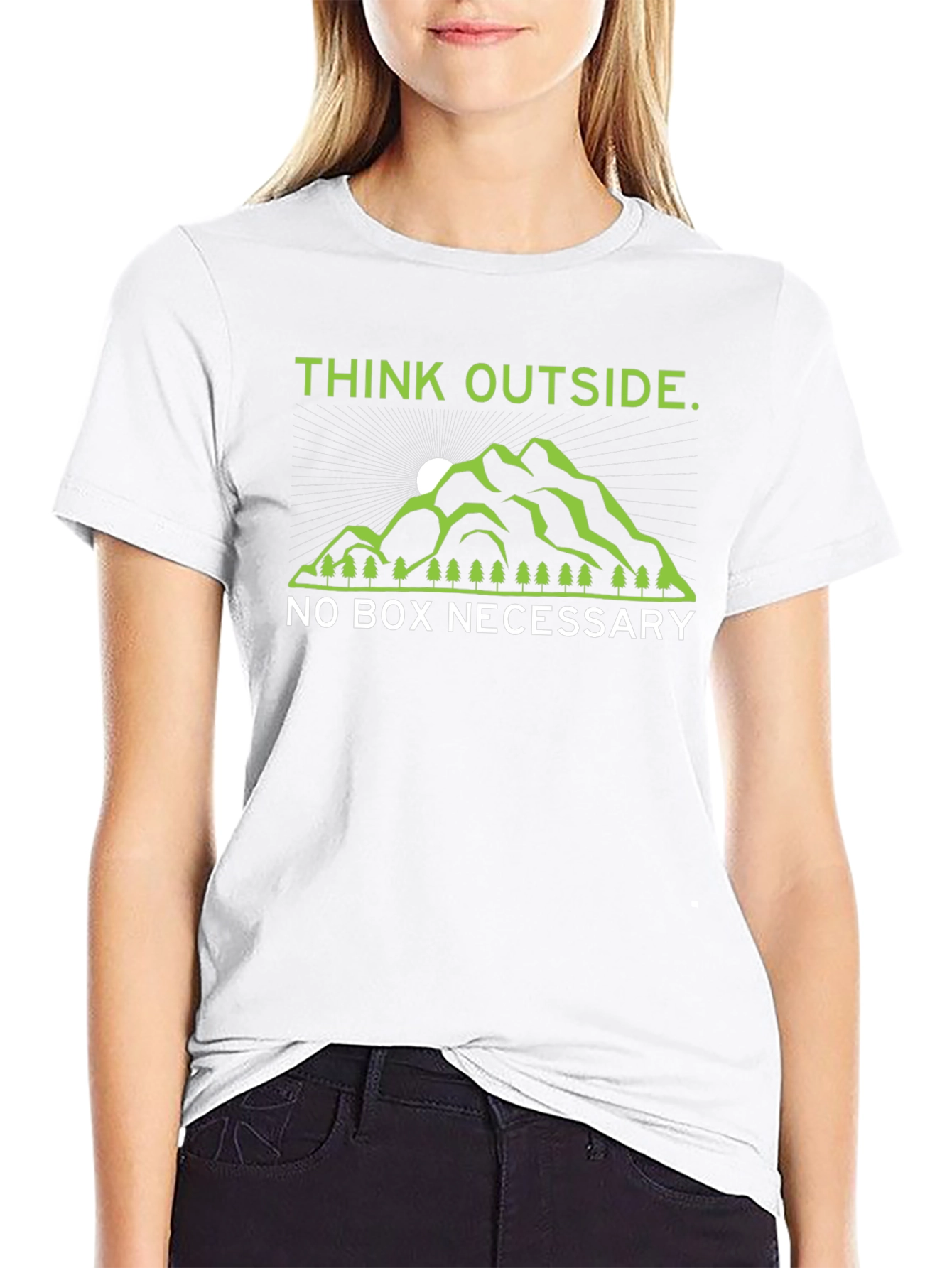 Think Outside Graphic T-Shirt - Nature Lover Tee