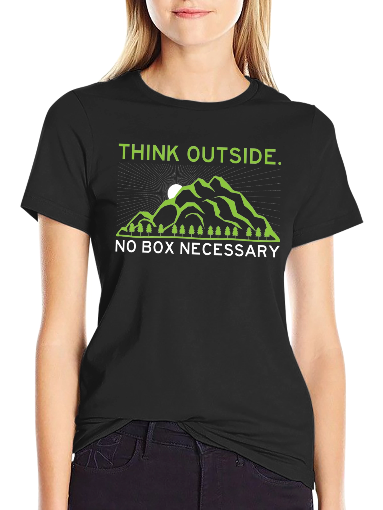 Think Outside Graphic T-Shirt - Nature Lover Tee