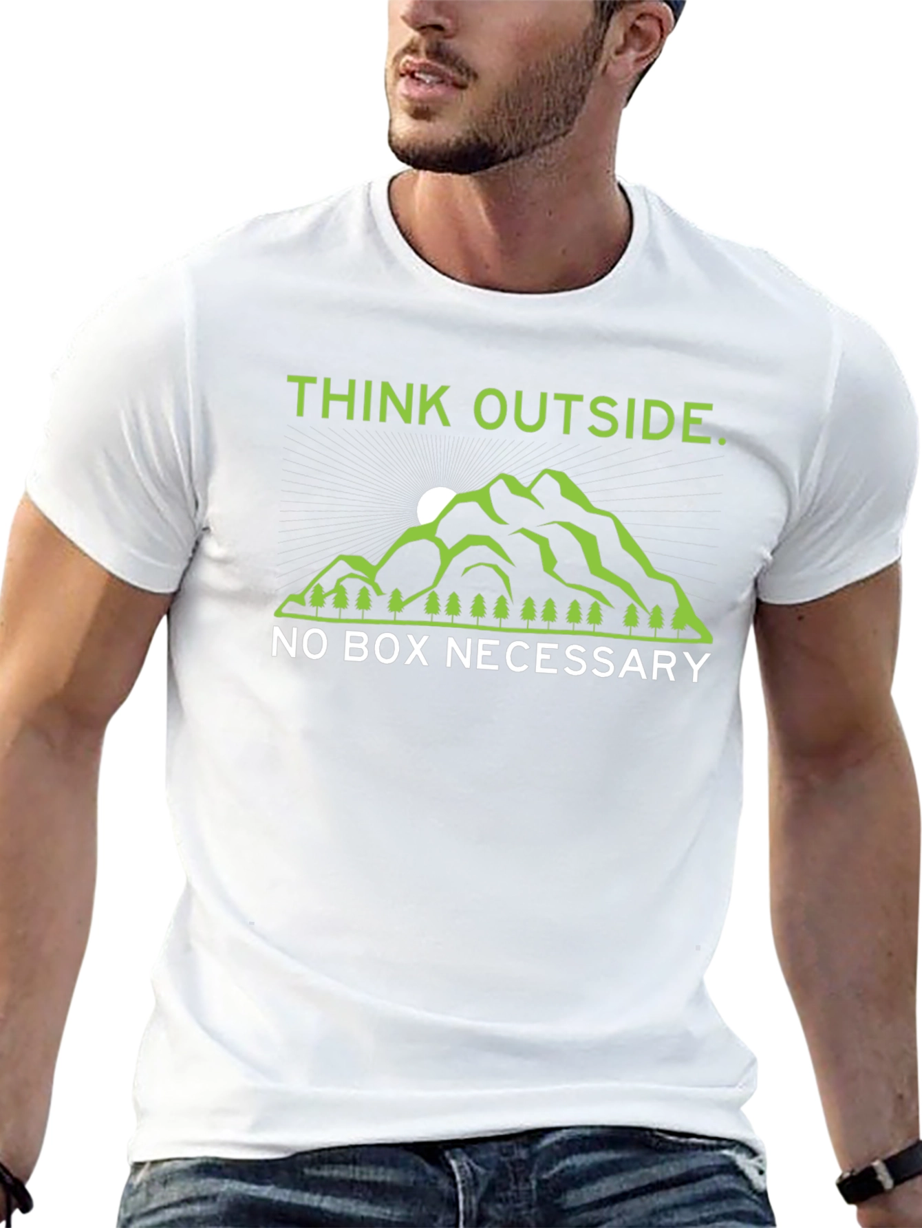 Think Outside Graphic T-Shirt - Nature Lover Tee