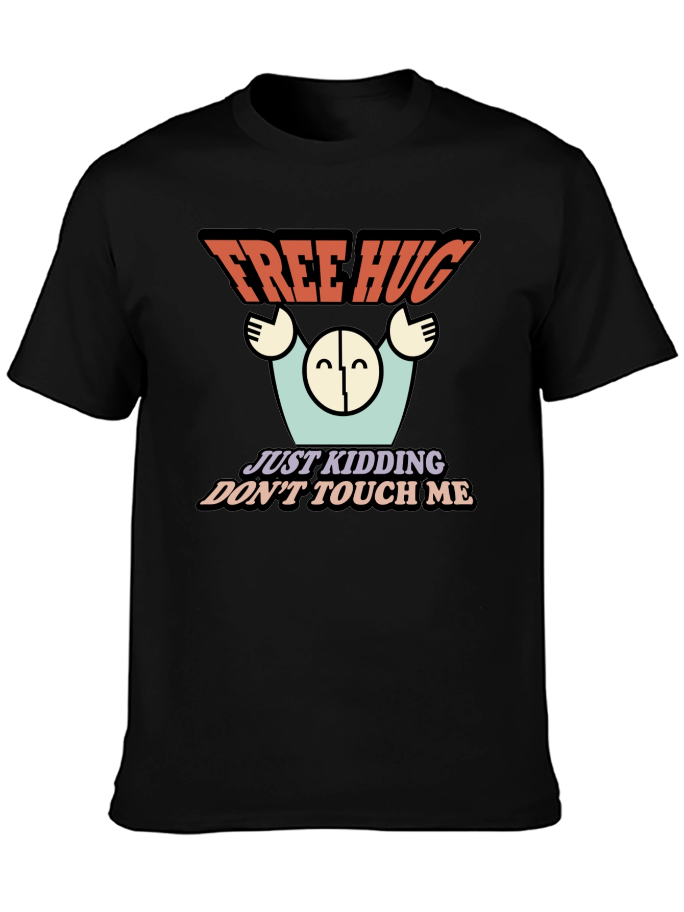 Free Hugs Funny Graphic Novelty T-Shirt