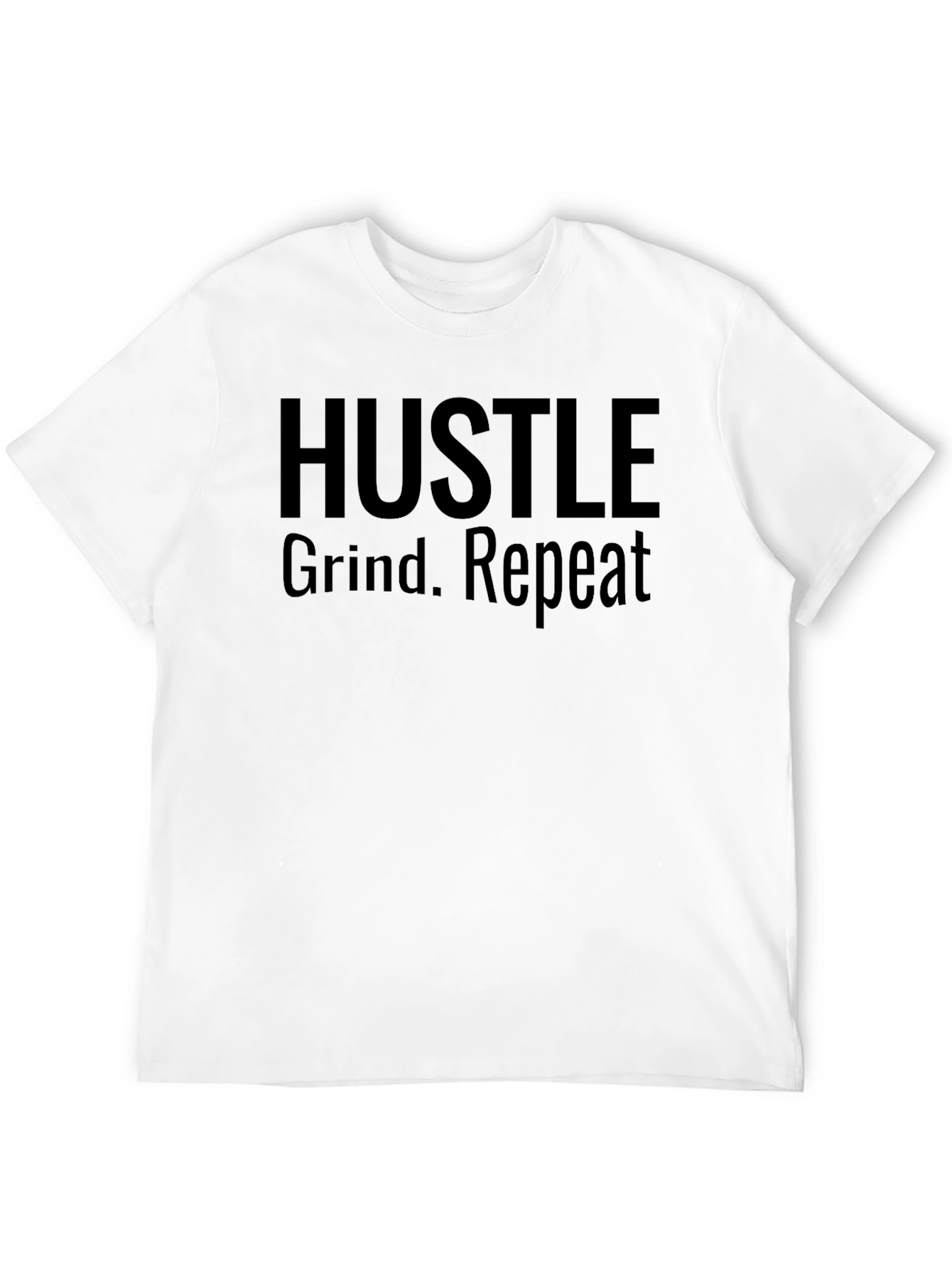 Hustle Grind Repeat Black T-Shirt