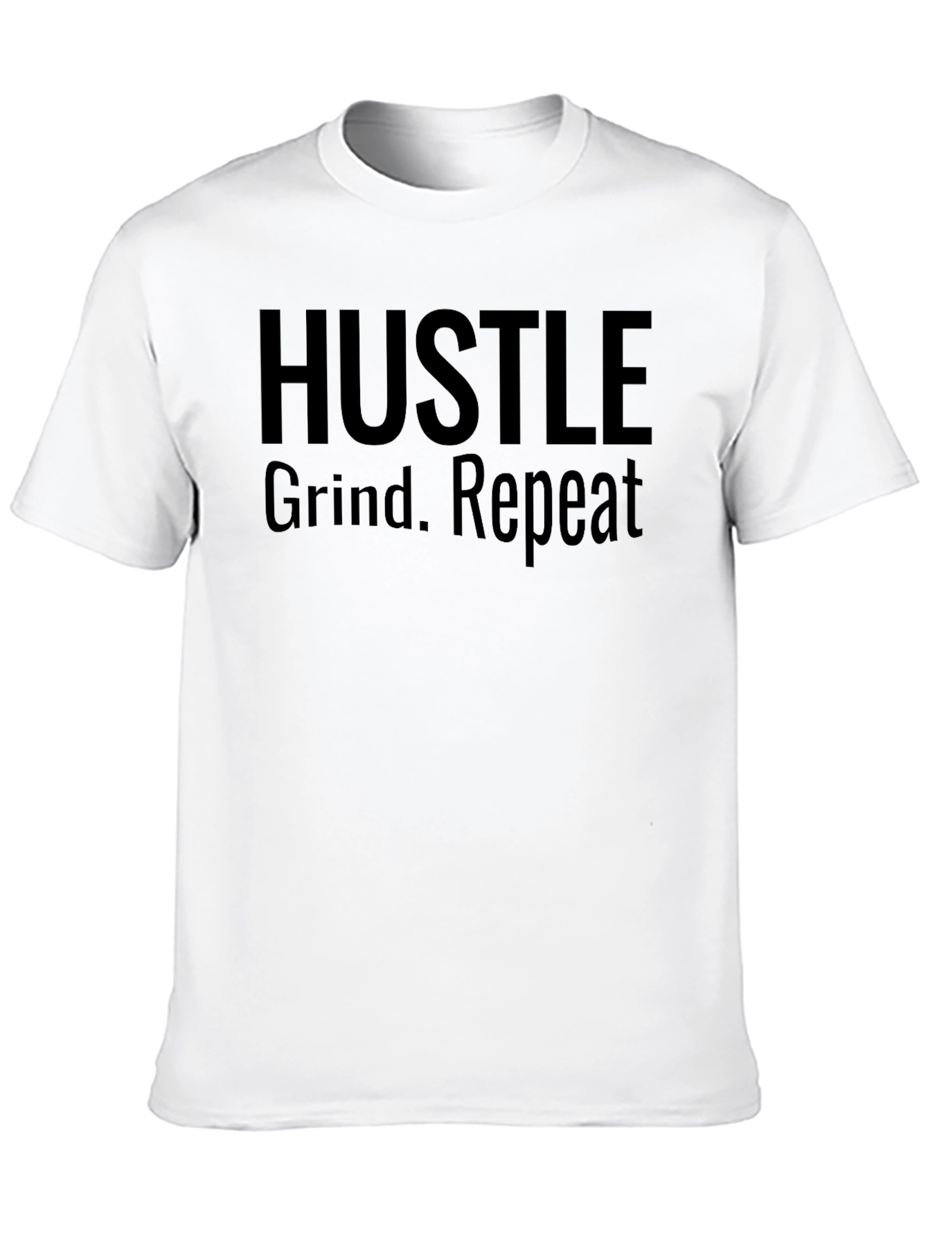 Hustle Grind Repeat Black T-Shirt