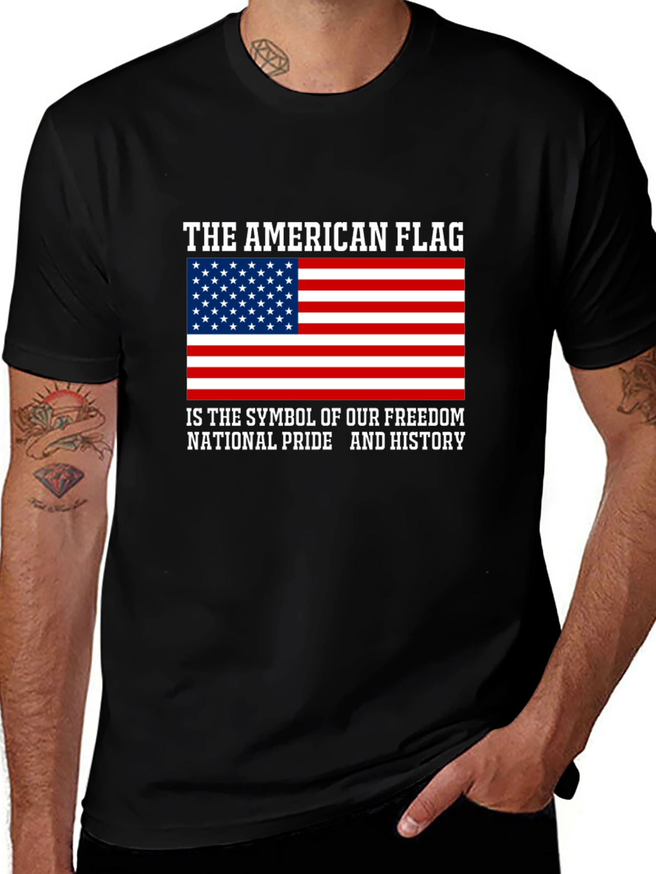 American Flag Patriotic T-Shirt