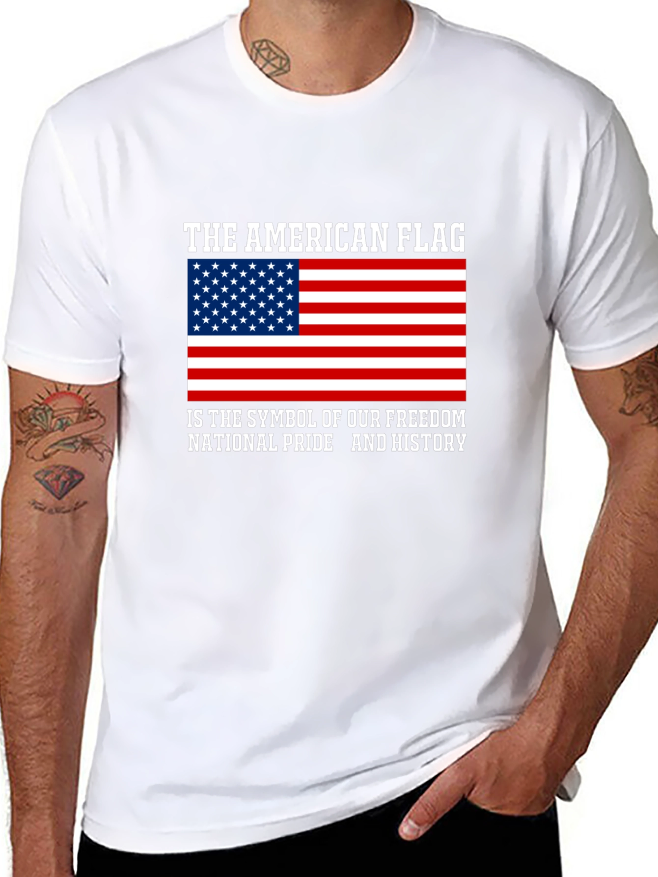 American Flag Patriotic T-Shirt