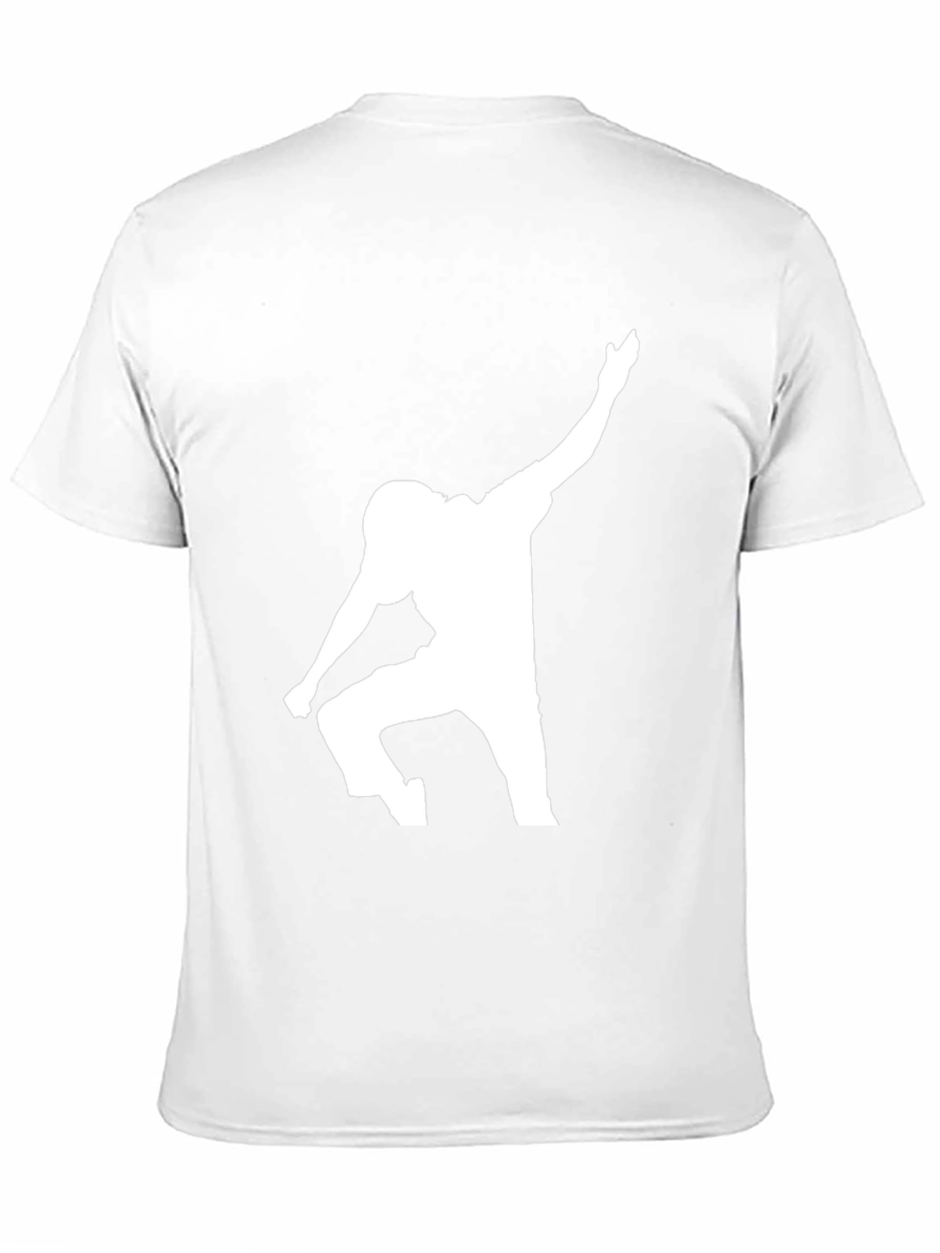 Football Player Silhouette Graphic Tee