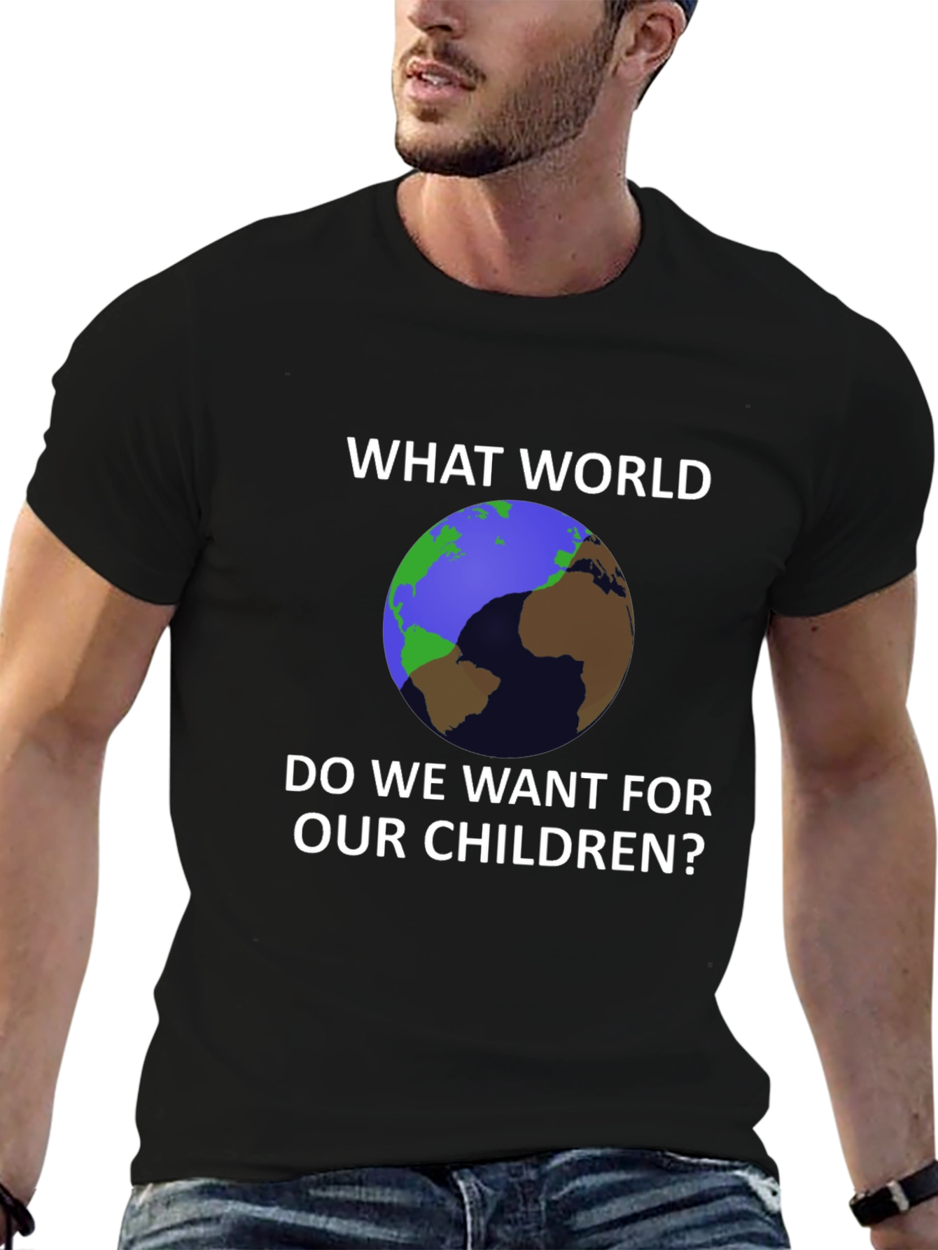 Eco-Friendly World Graphic T-Shirt