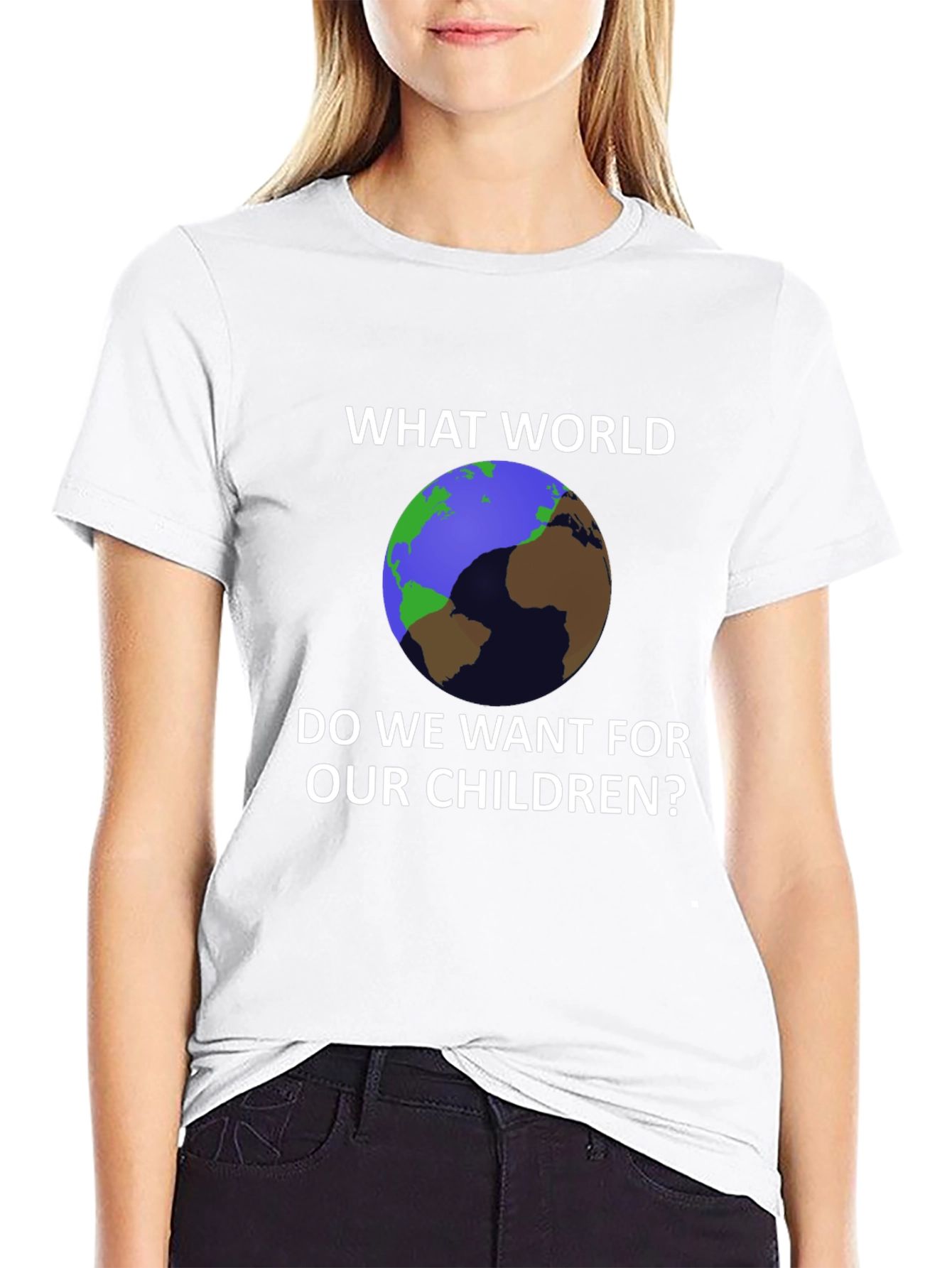 Eco-Friendly World Graphic T-Shirt