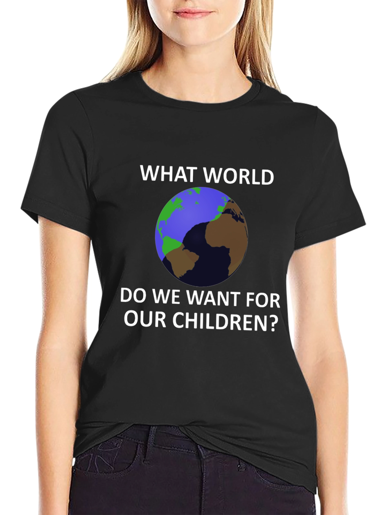Eco-Friendly World Graphic T-Shirt