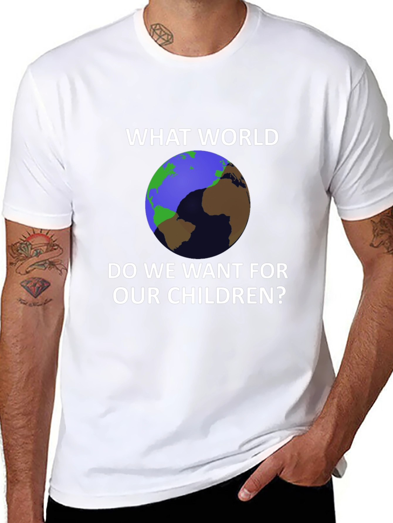 Eco-Friendly World Graphic T-Shirt