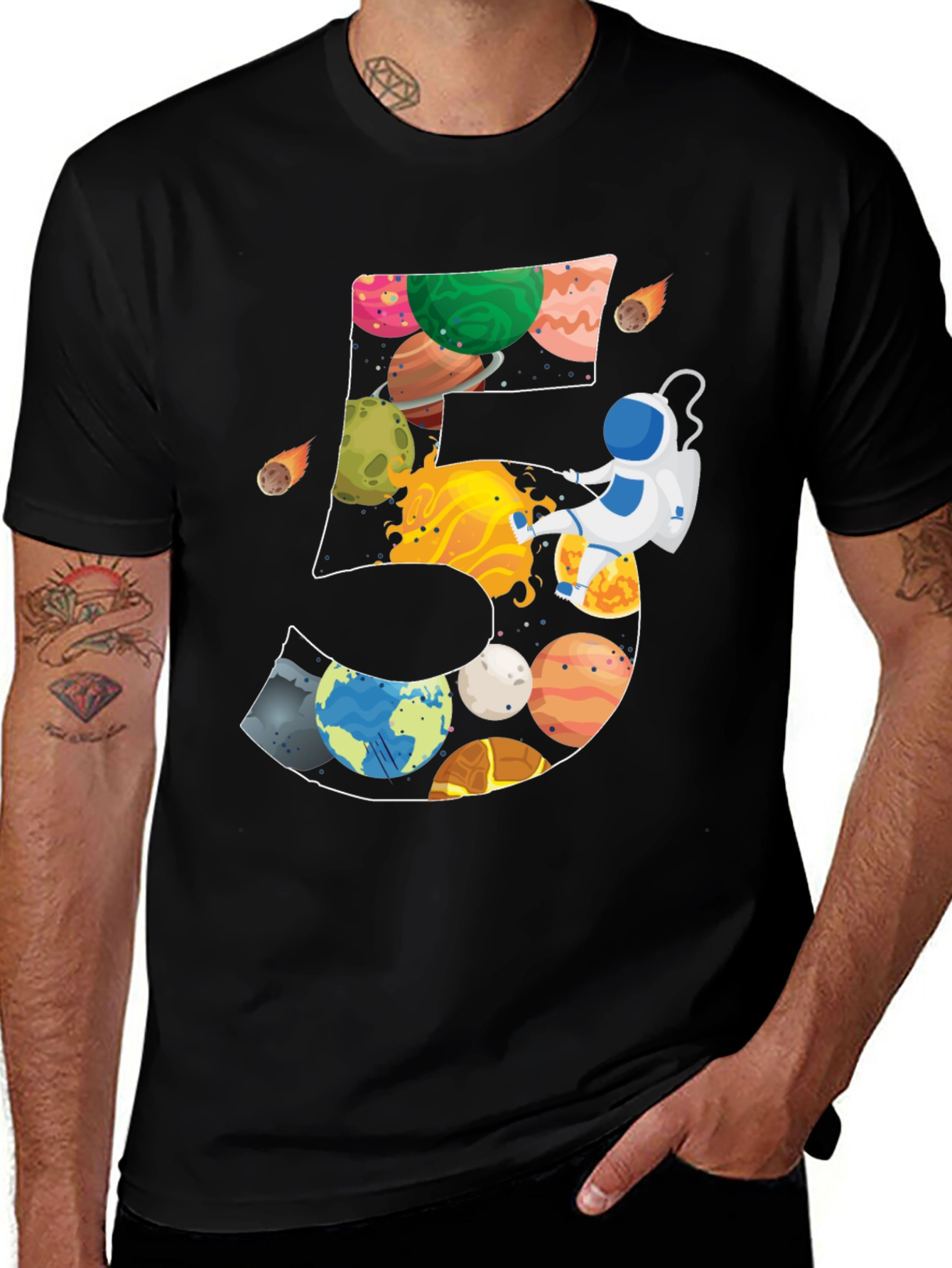 Space Themed Birthday T-Shirt