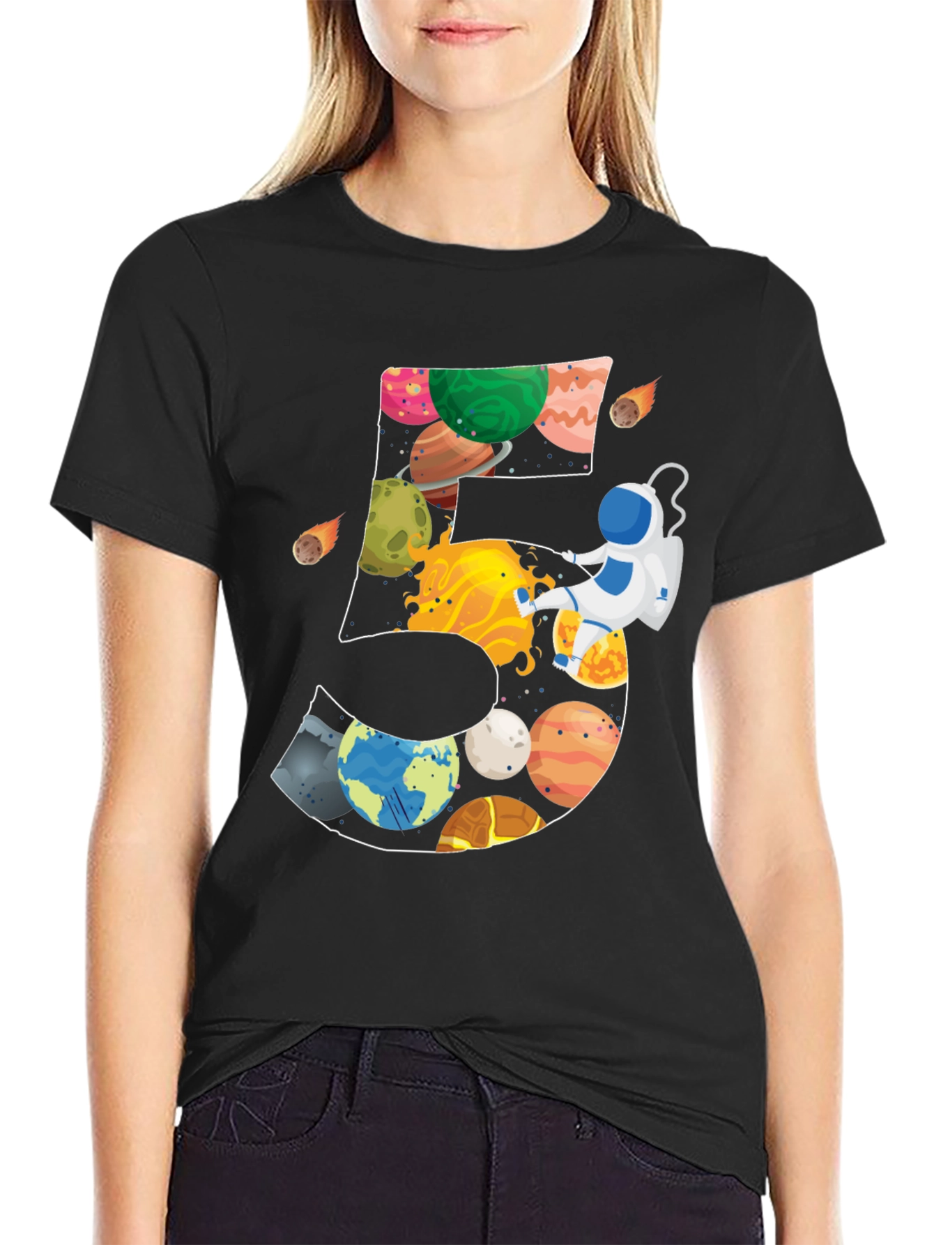 Space Themed Birthday T-Shirt