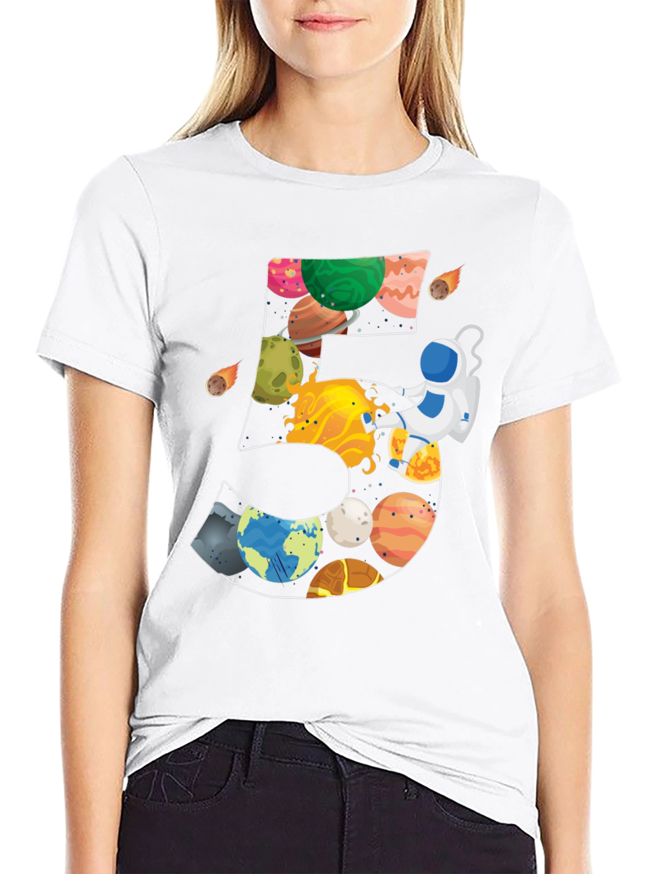 Space Themed Birthday T-Shirt