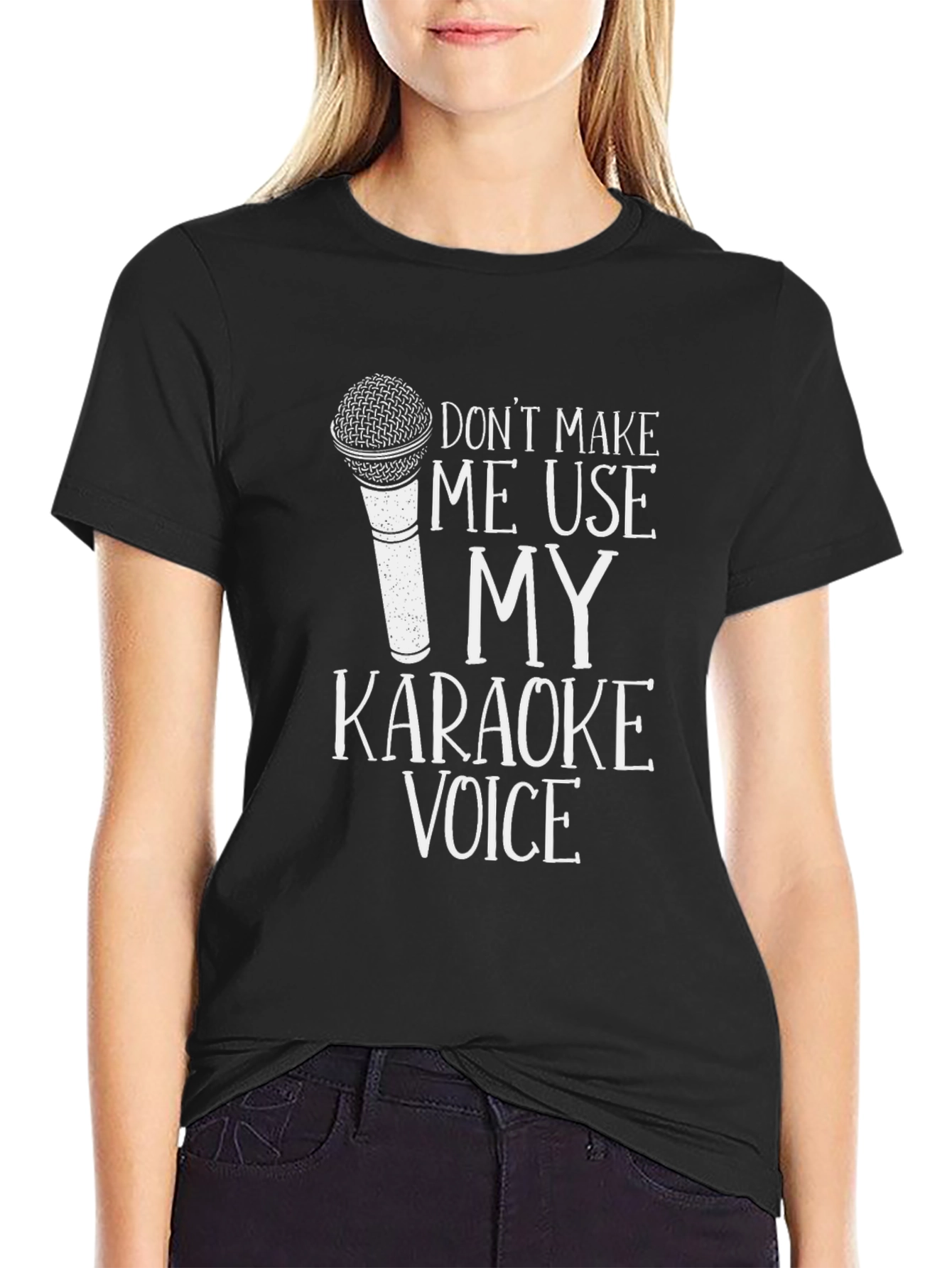 Karaoke Voice Graphic Tee - Music Lover Shirt