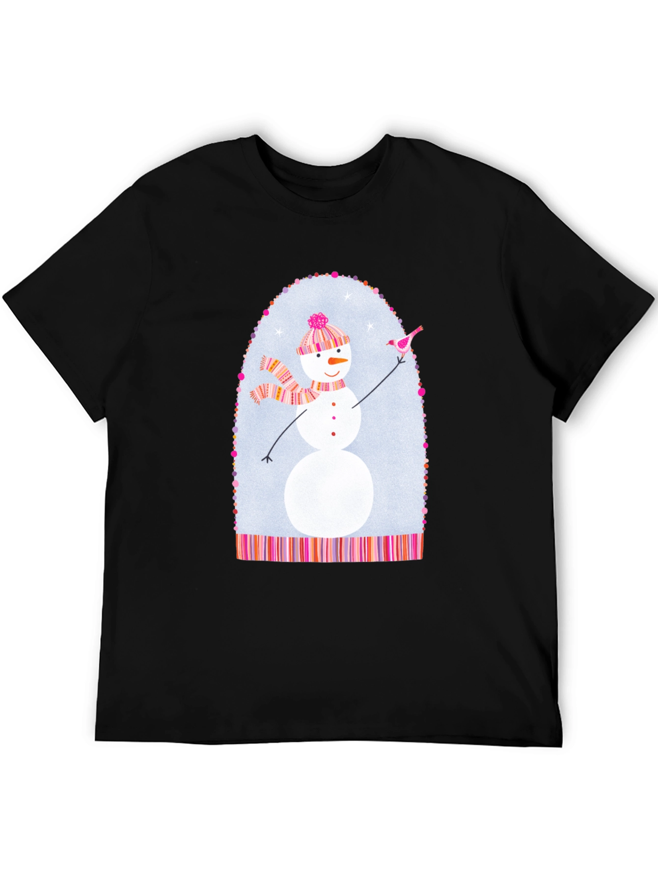 Snowman Graphic Tee - Festive Holiday Shirt
