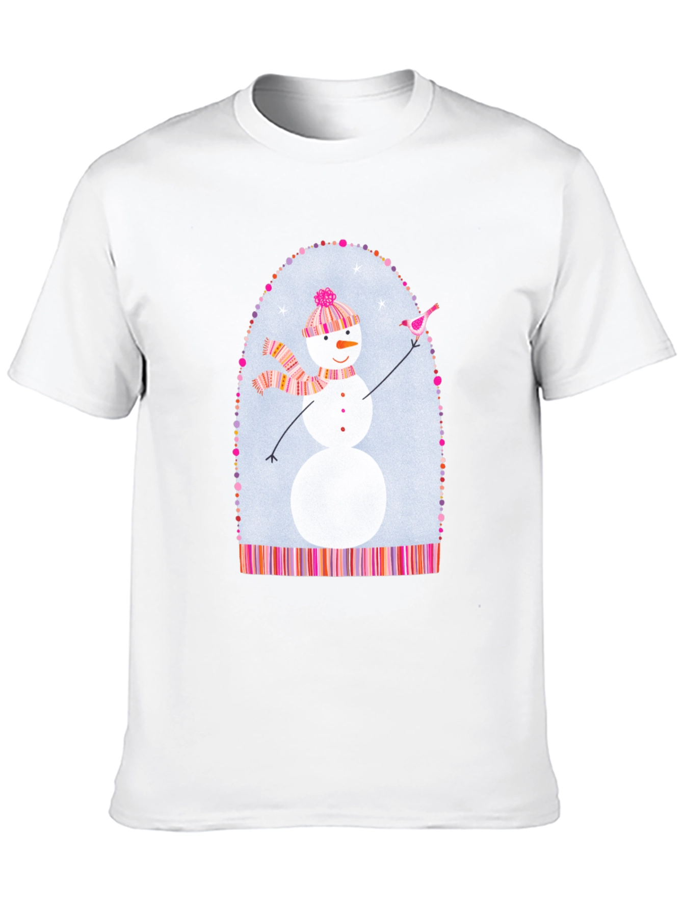 Snowman Graphic Tee - Festive Holiday Shirt