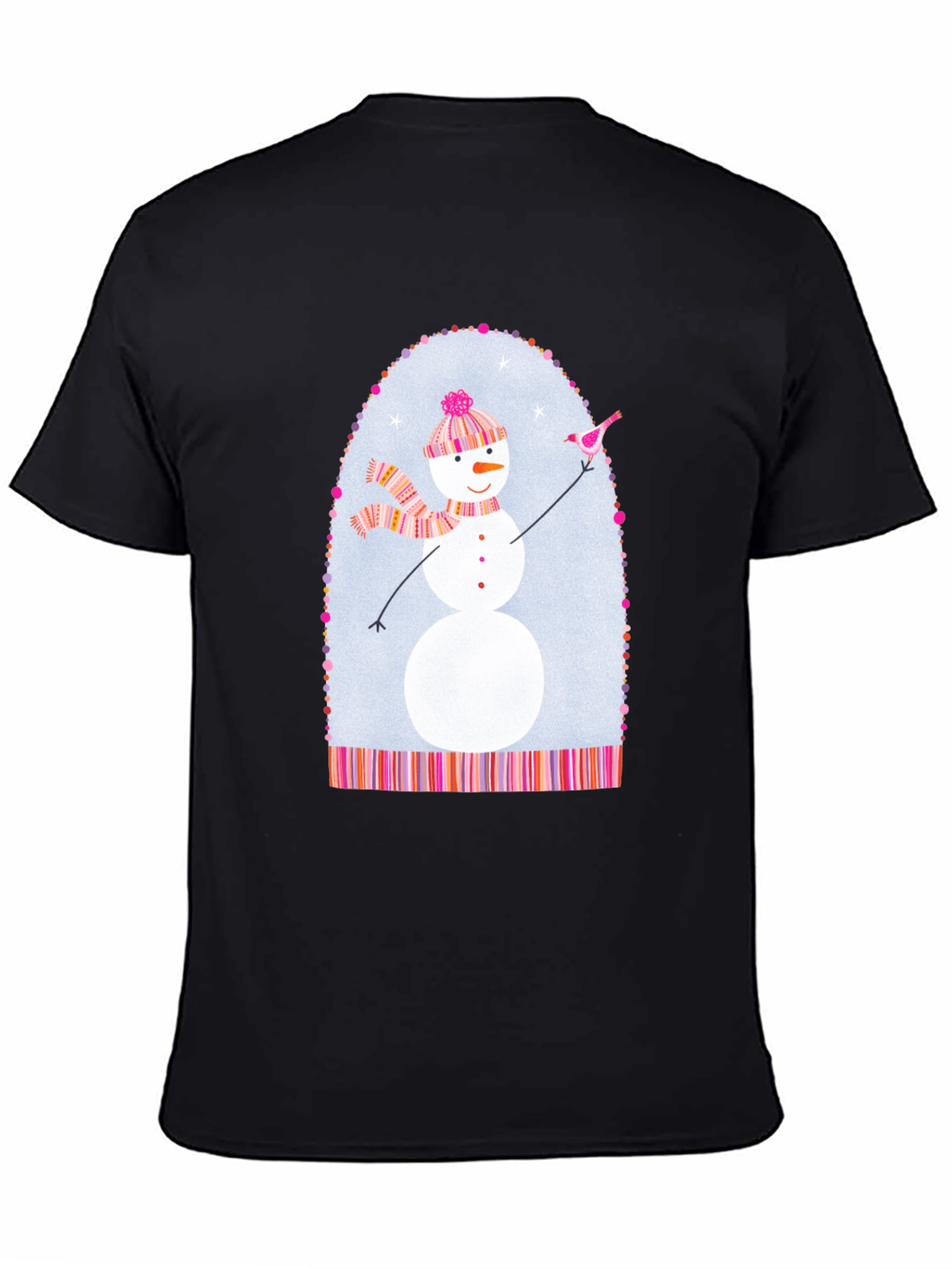 Snowman Graphic Tee - Festive Holiday Shirt