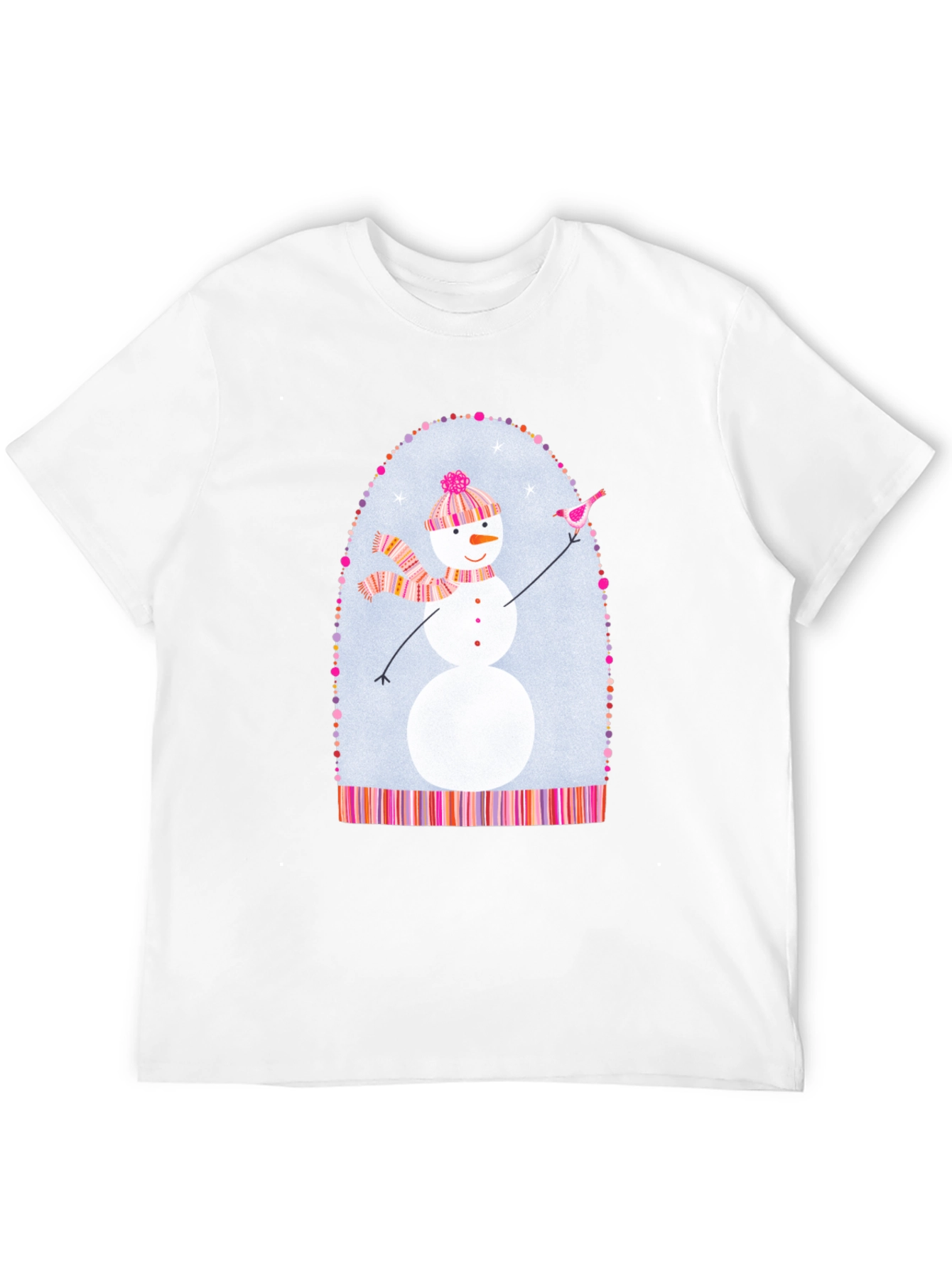 Snowman Graphic Tee - Festive Holiday Shirt