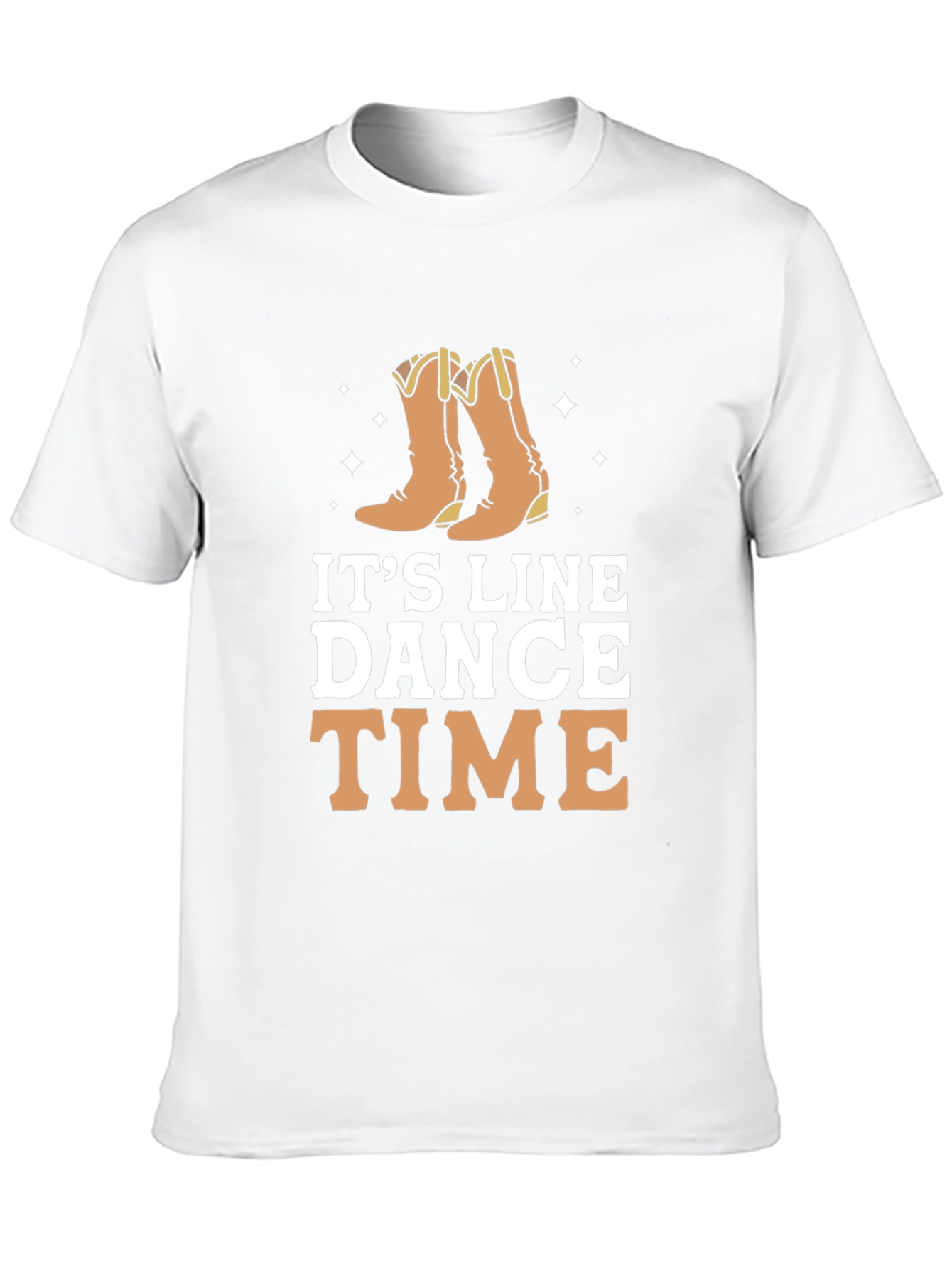 Its Line Dance Time Black T-Shirt