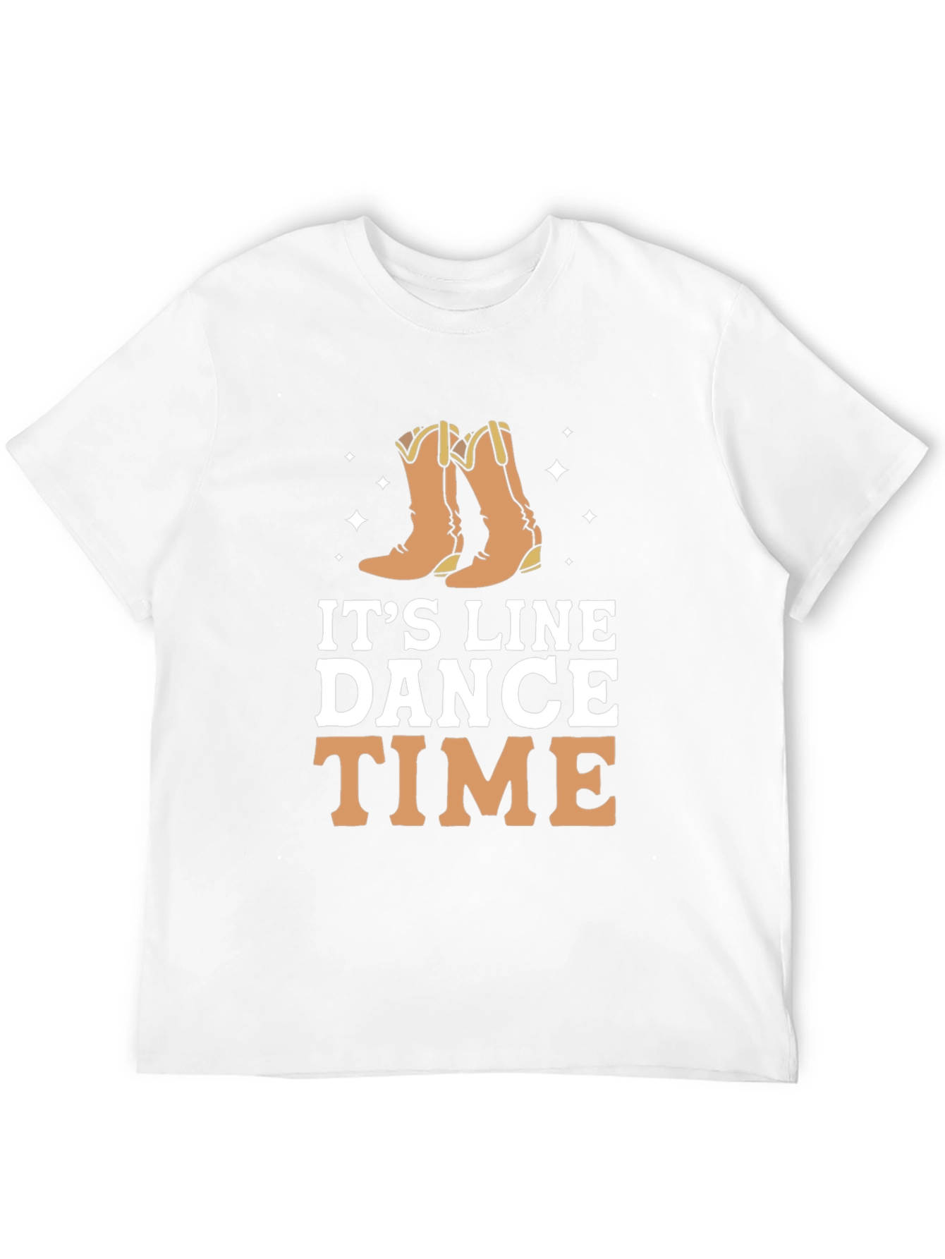 Its Line Dance Time Black T-Shirt