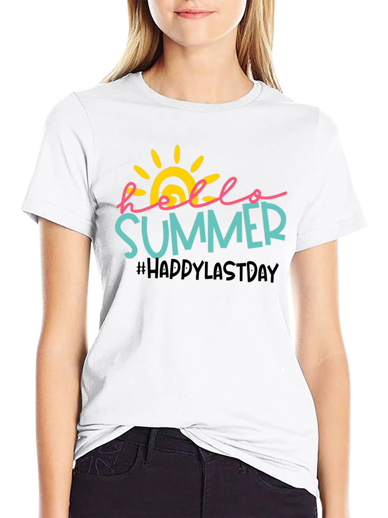 Hello Summer Graphic T-Shirt