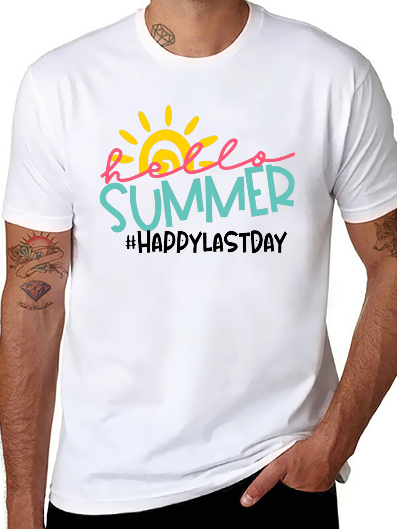 Hello Summer Graphic T-Shirt