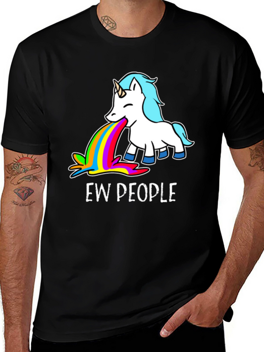 Ew People Unicorn Graphic Tee