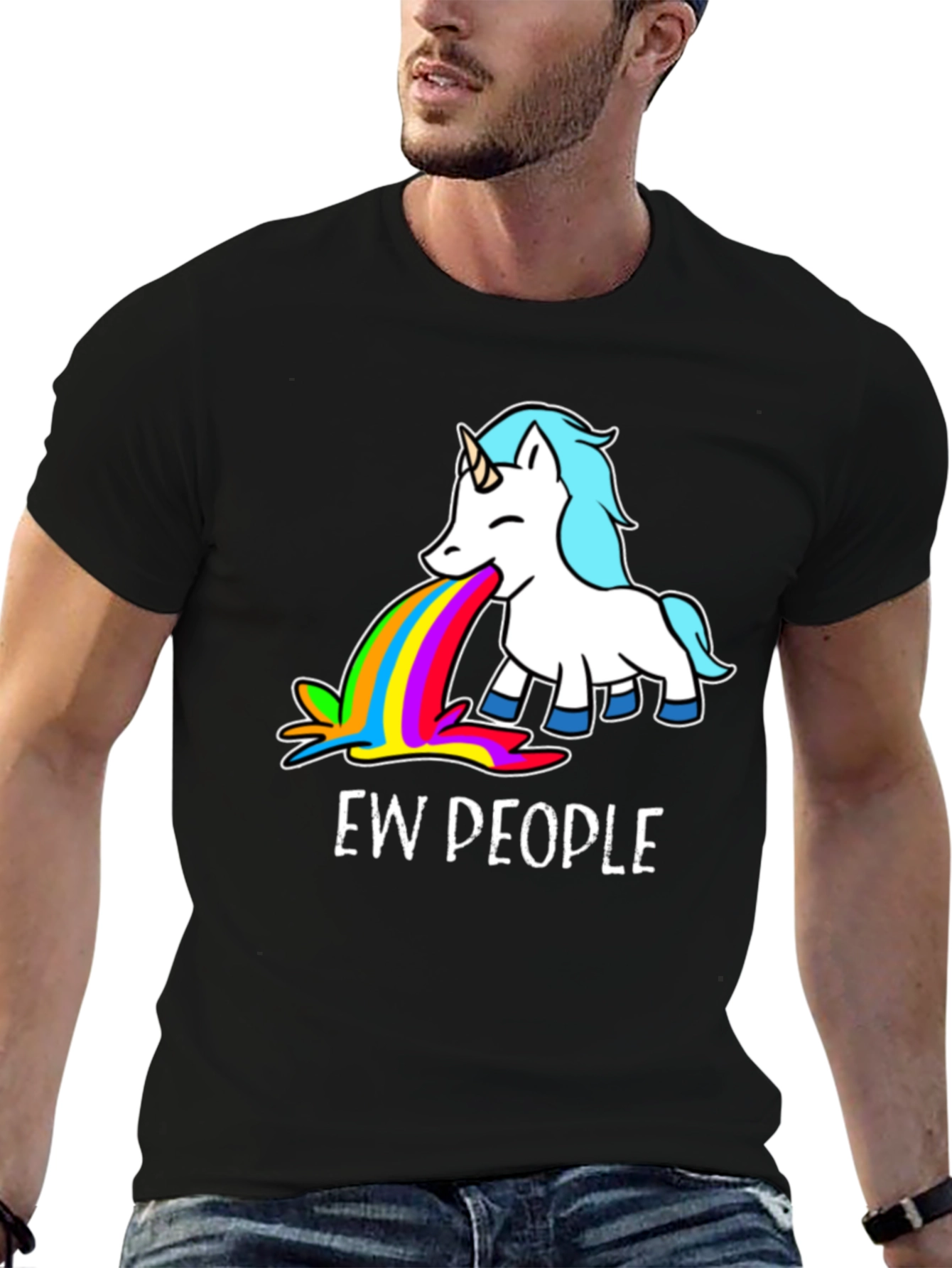 Ew People Unicorn Graphic Tee