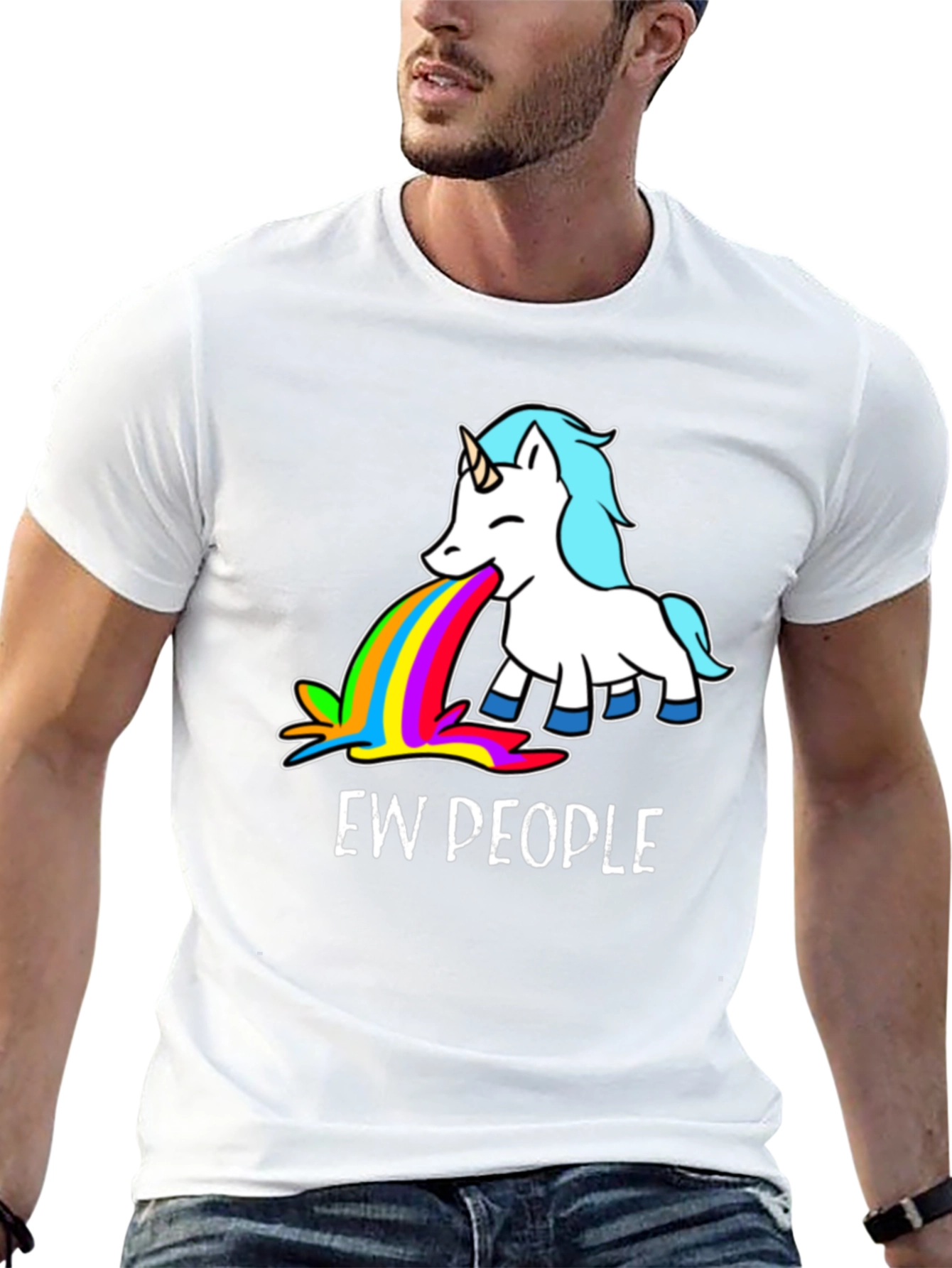 Ew People Unicorn Graphic Tee