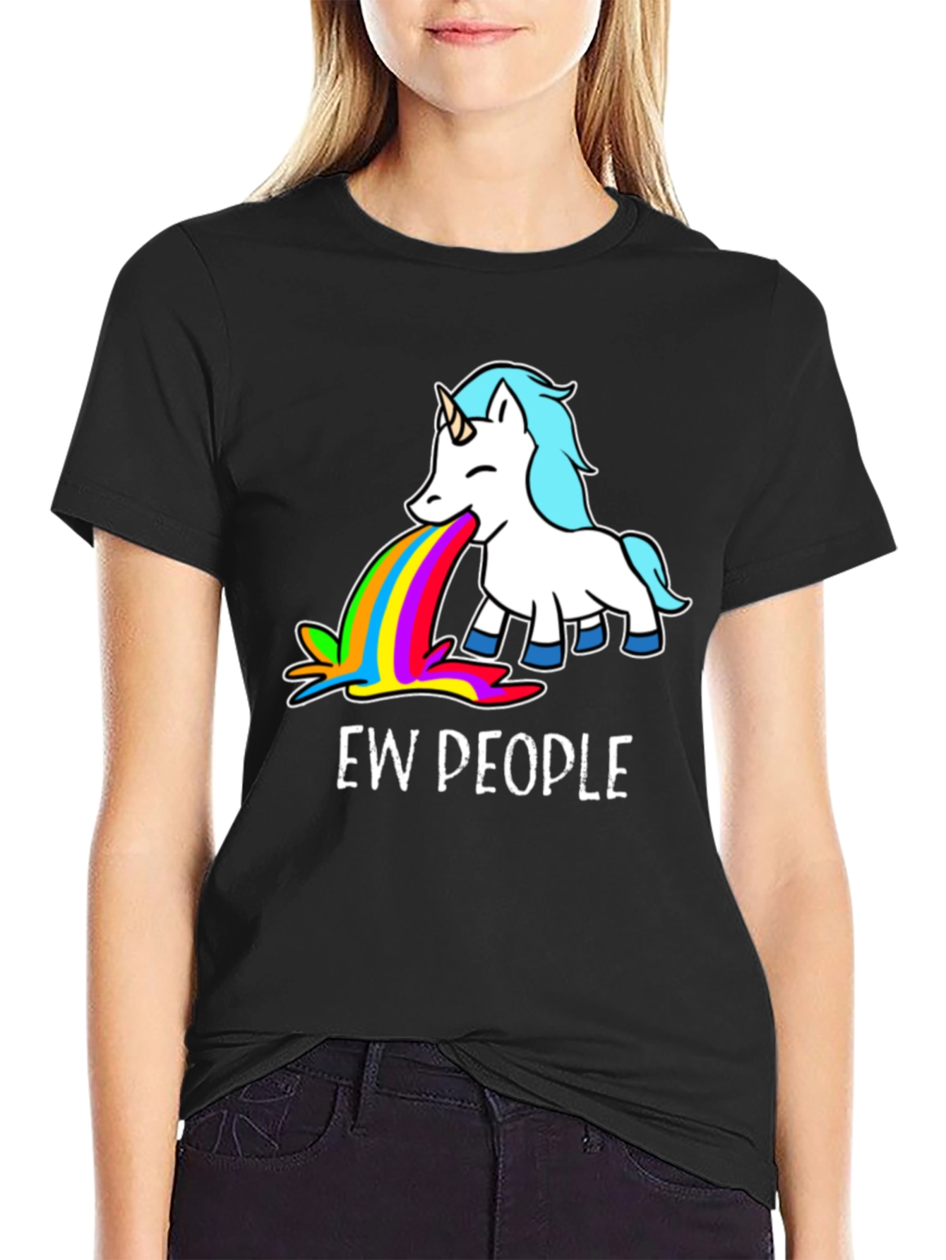 Ew People Unicorn Graphic Tee