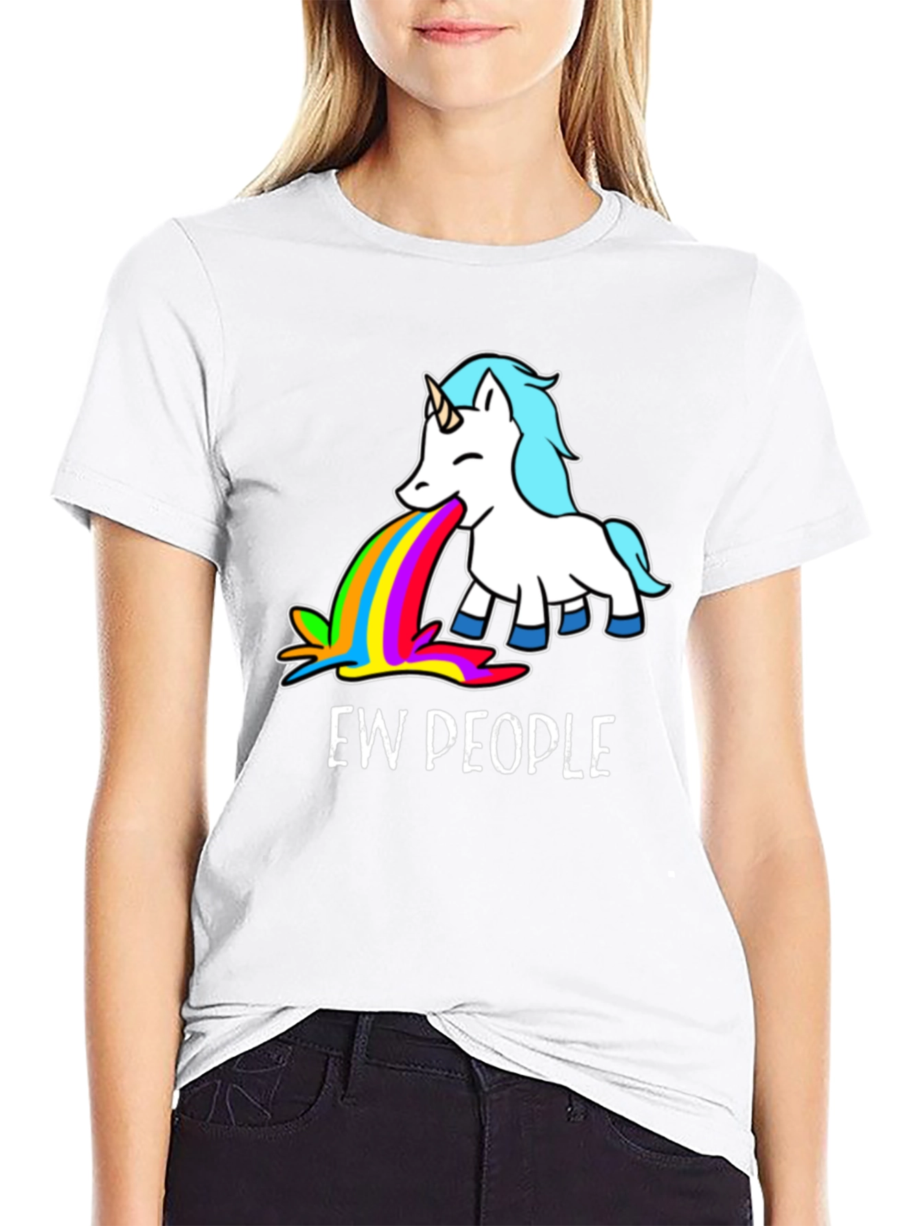 Ew People Unicorn Graphic Tee