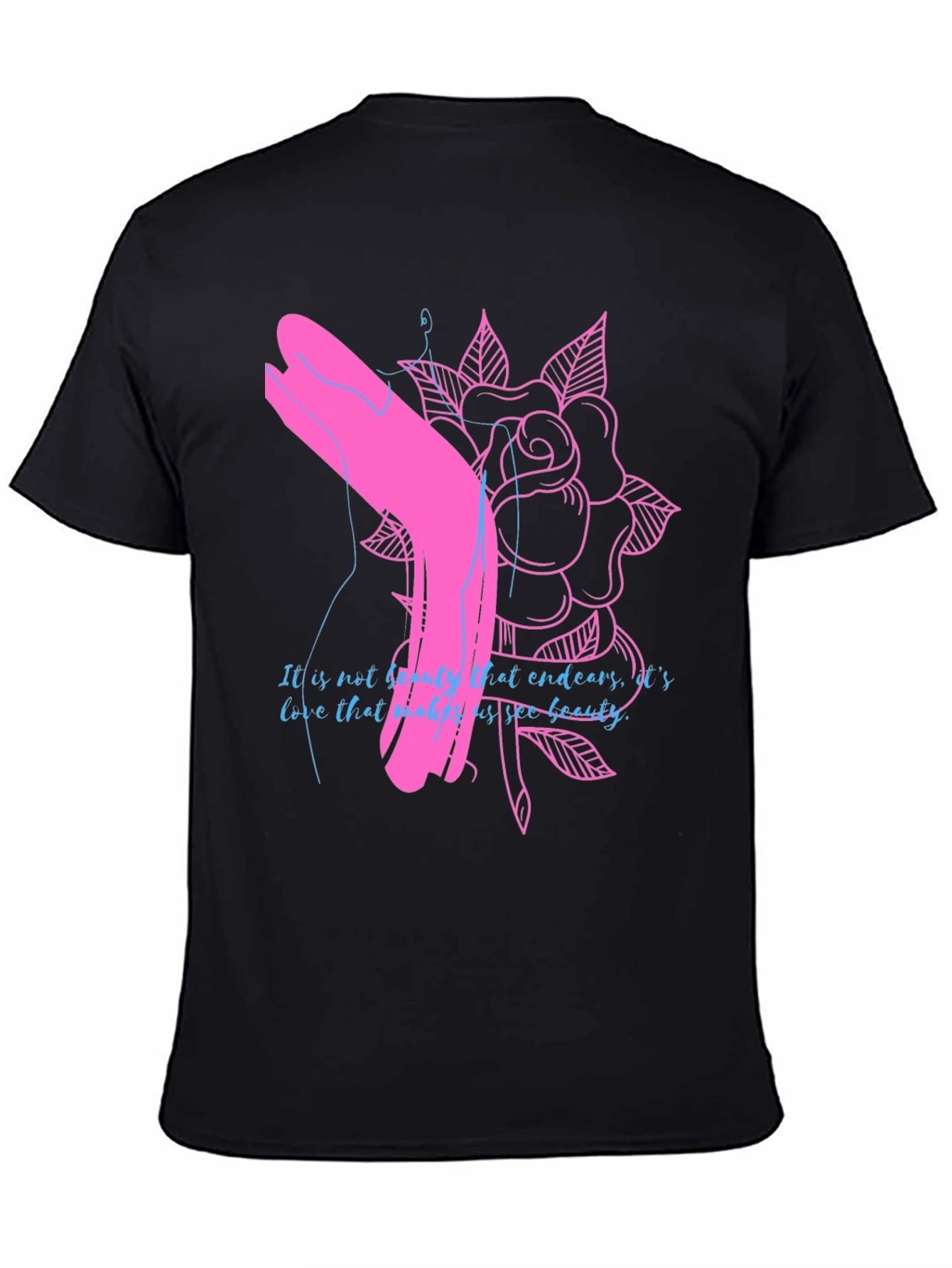 Rose Graphic Tee - Unique Design