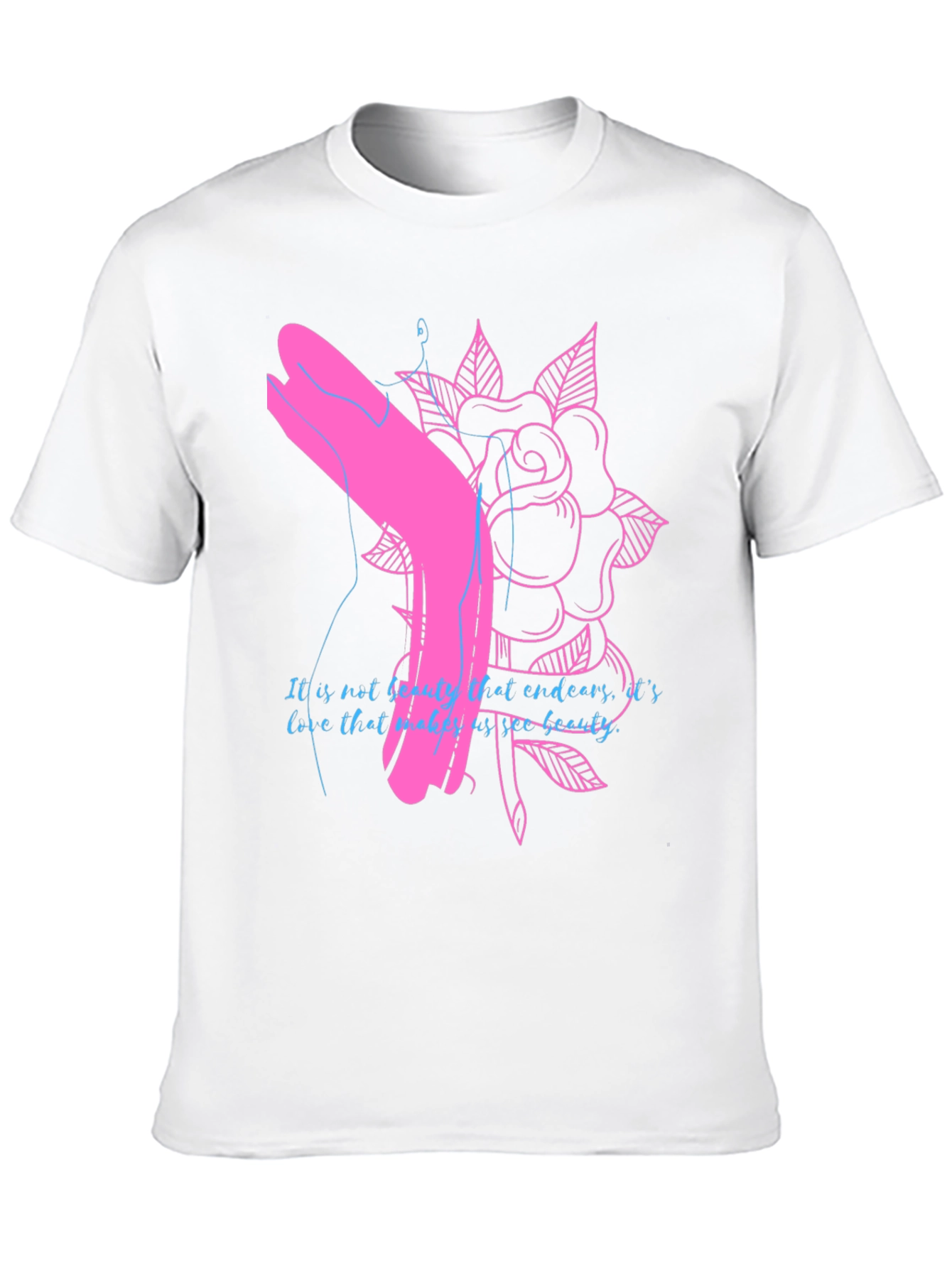 Rose Graphic Tee - Unique Design