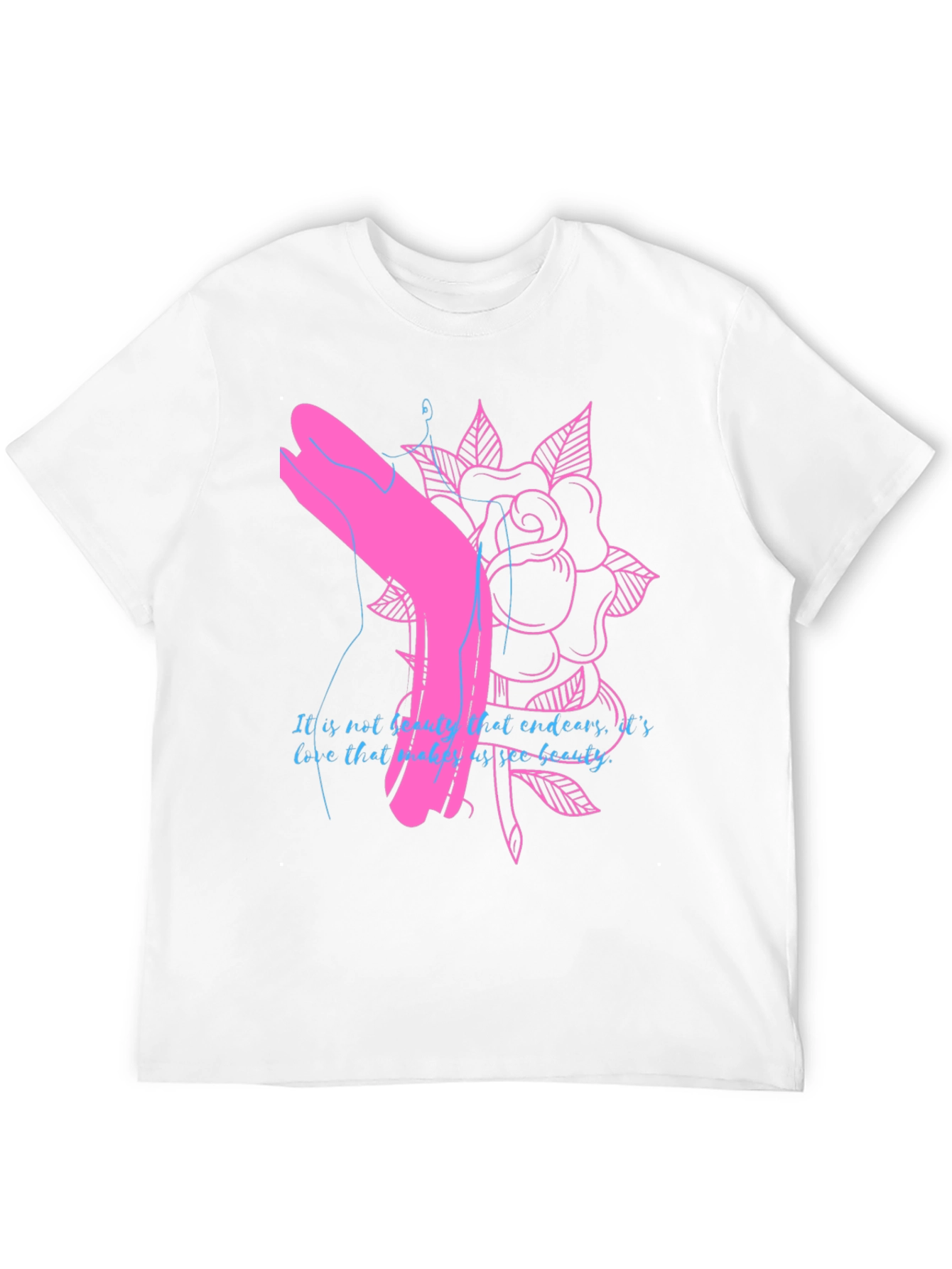Rose Graphic Tee - Unique Design