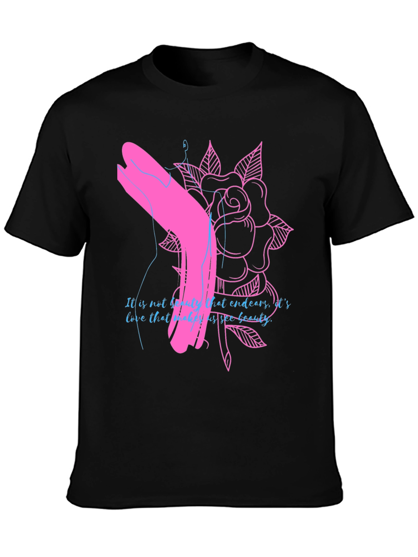 Rose Graphic Tee - Unique Design