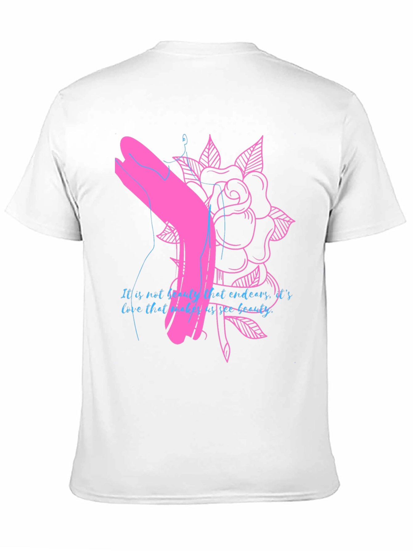 Rose Graphic Tee - Unique Design