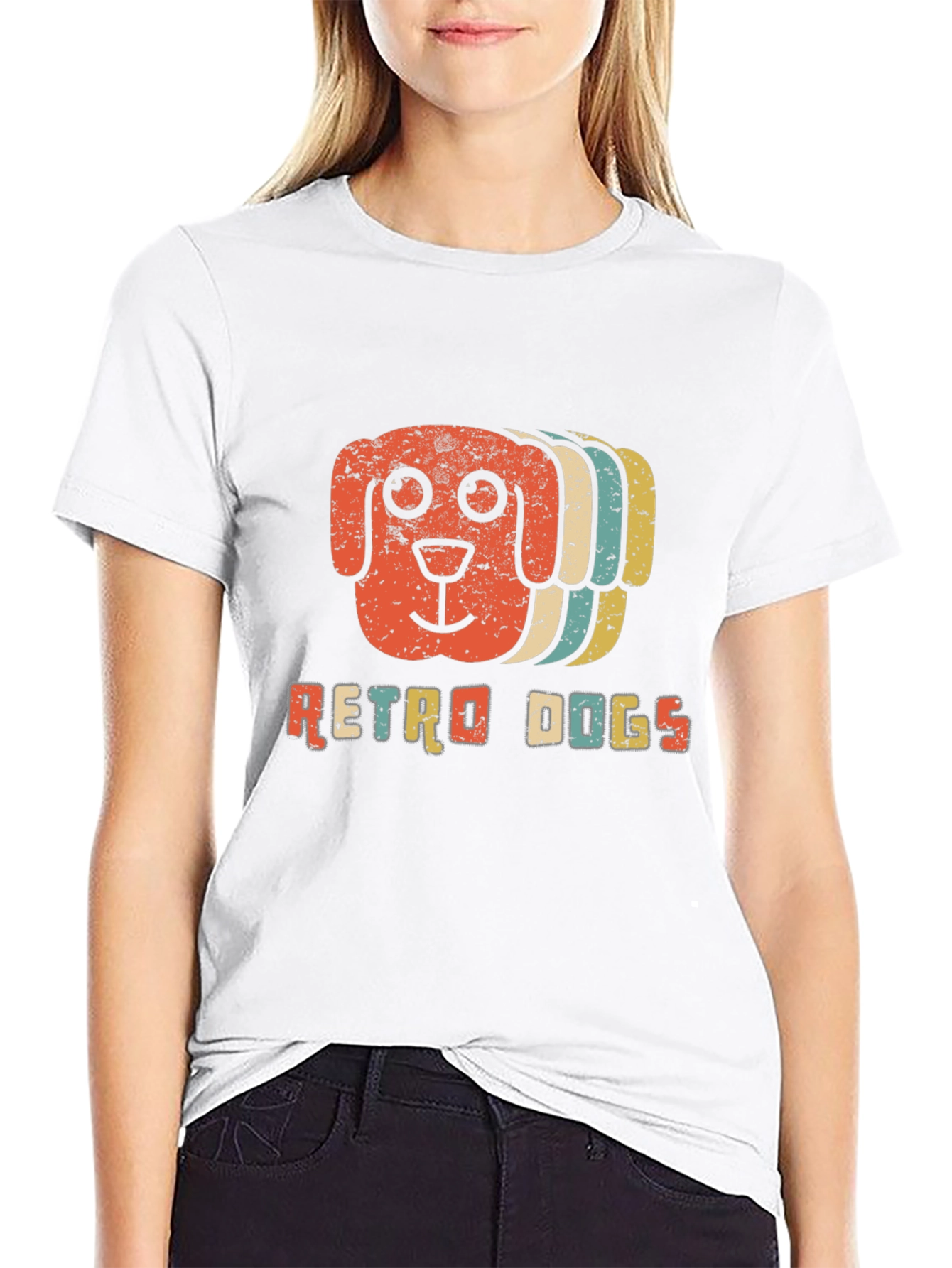 Retro Dogs Graphic Tee - Classic Style