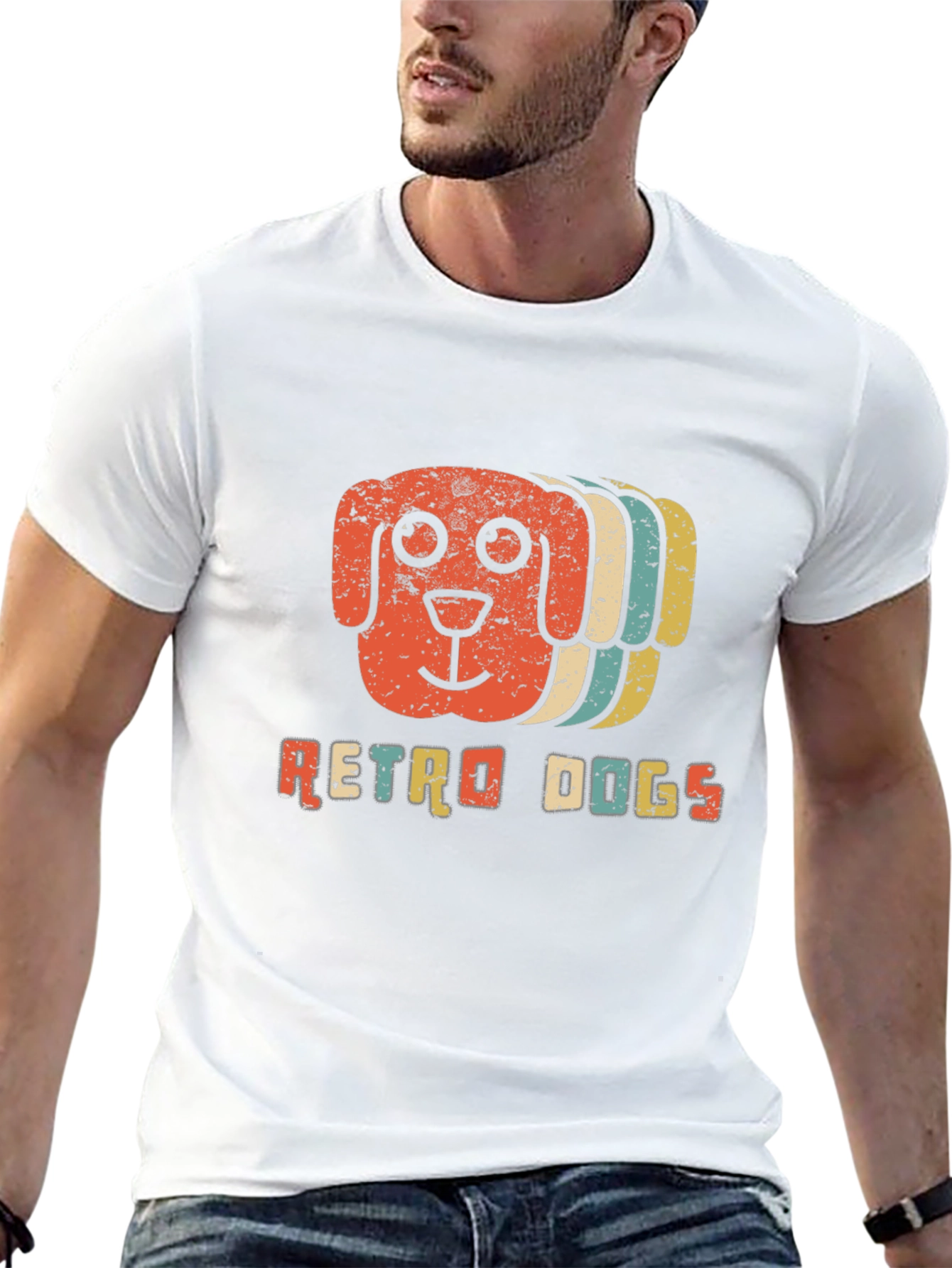 Retro Dogs Graphic Tee - Classic Style