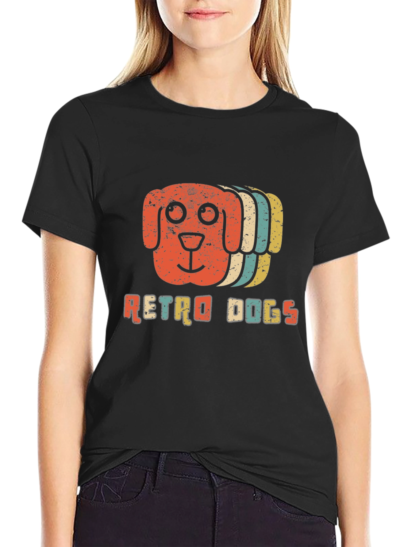 Retro Dogs Graphic Tee - Classic Style