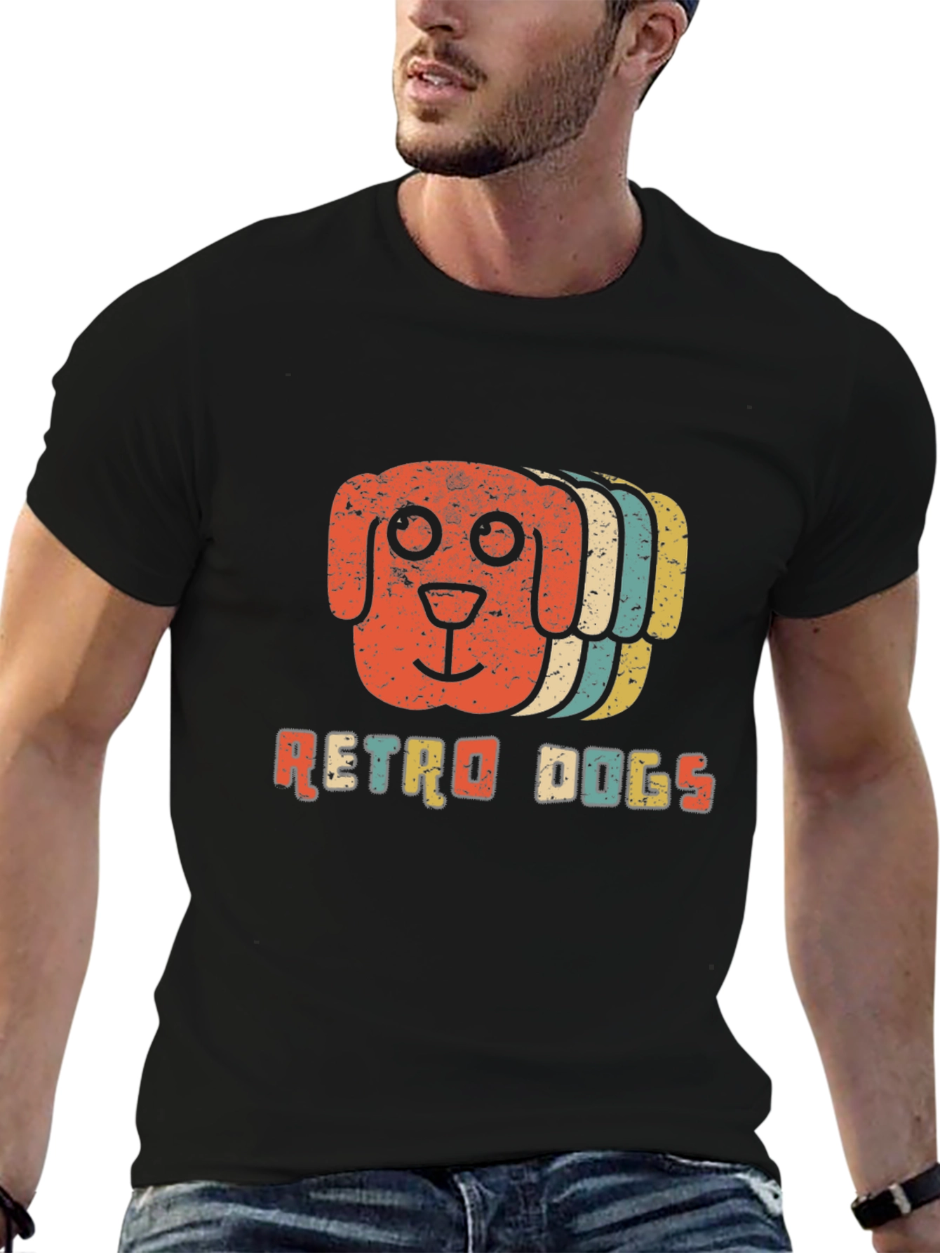 Retro Dogs Graphic Tee - Classic Style