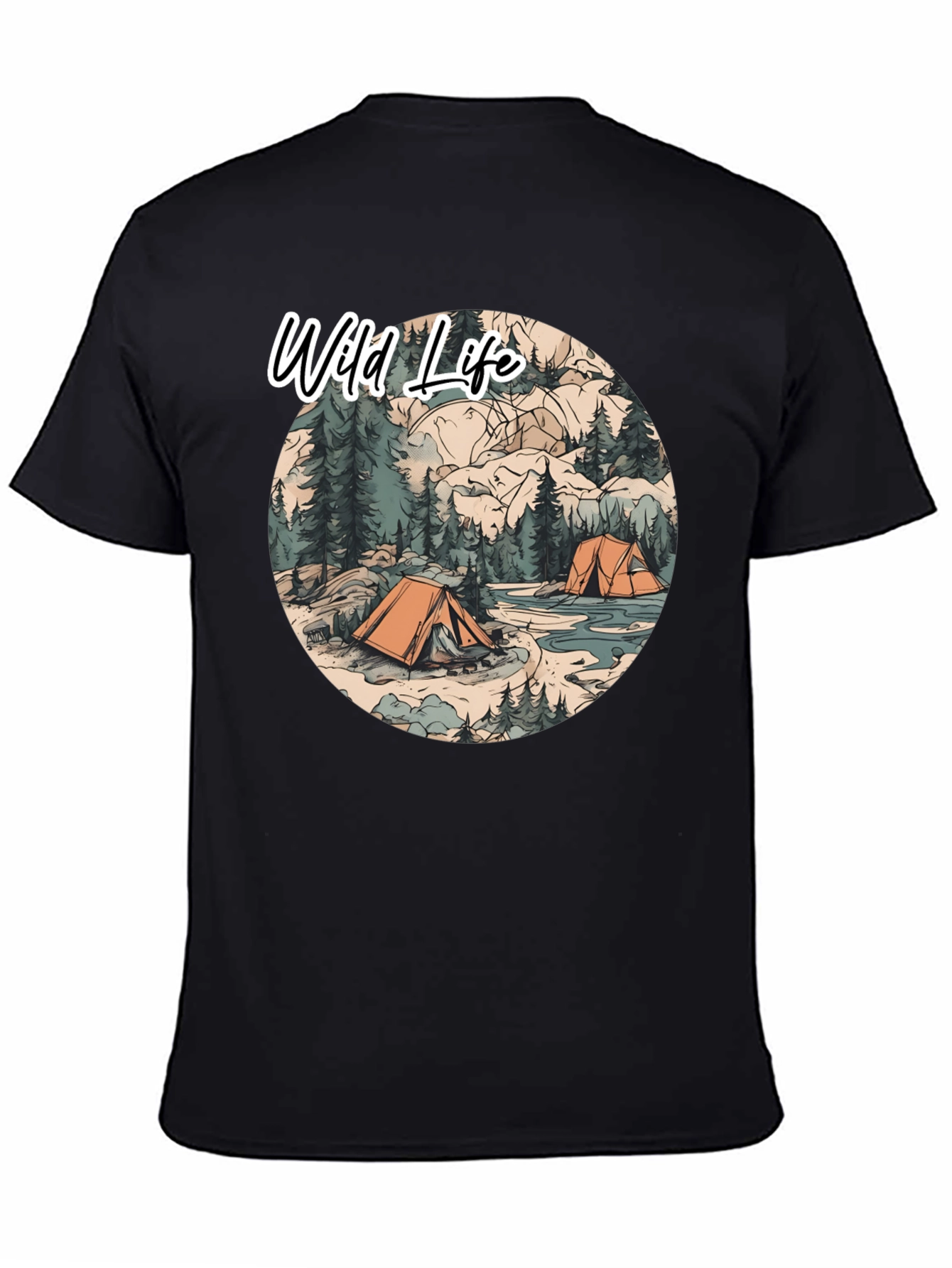 Wild Life Camping T-Shirt | Outdoor Adventure Tee