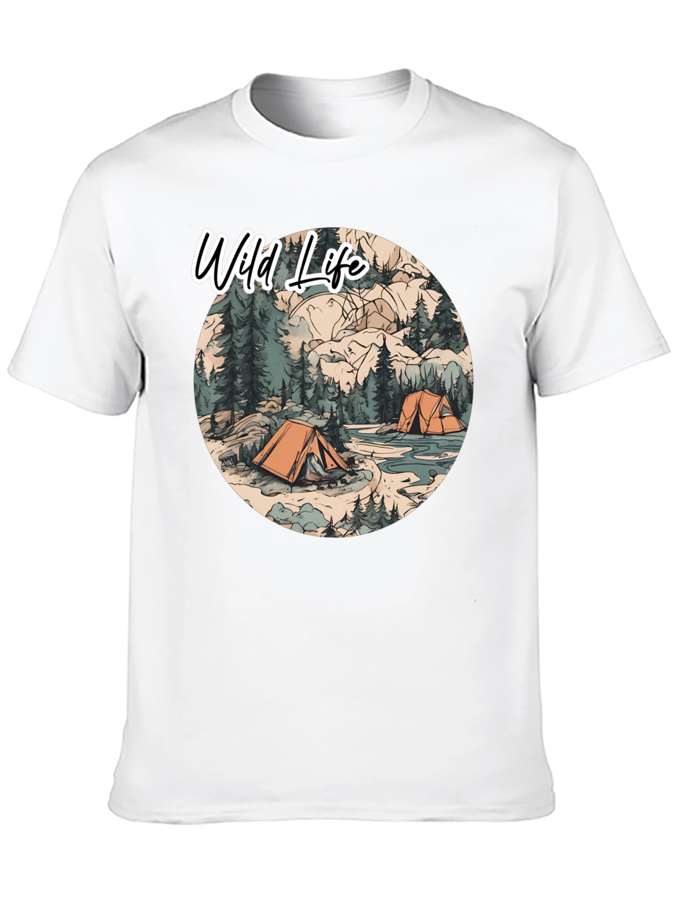 Wild Life Camping T-Shirt | Outdoor Adventure Tee