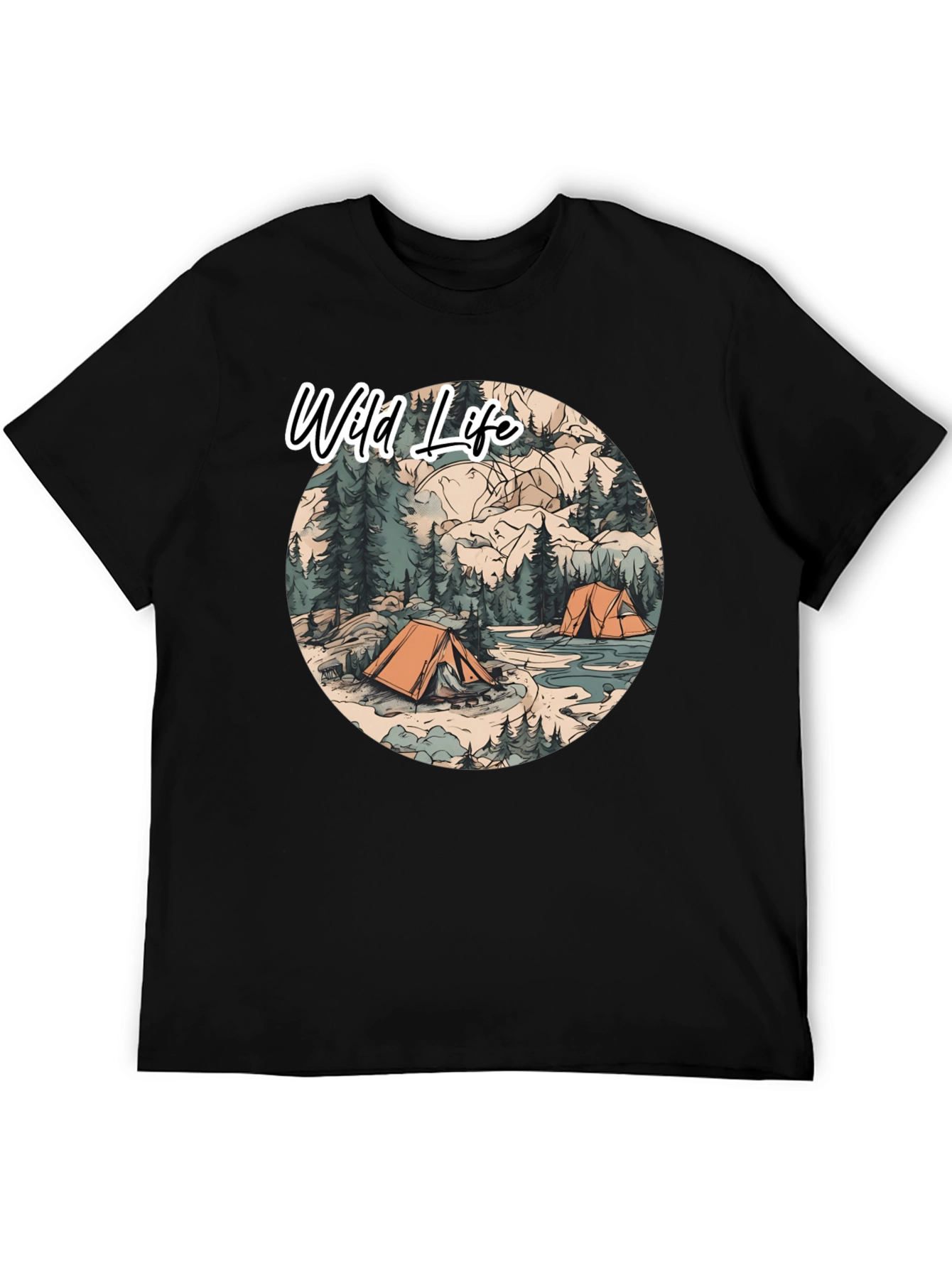 Wild Life Camping T-Shirt | Outdoor Adventure Tee