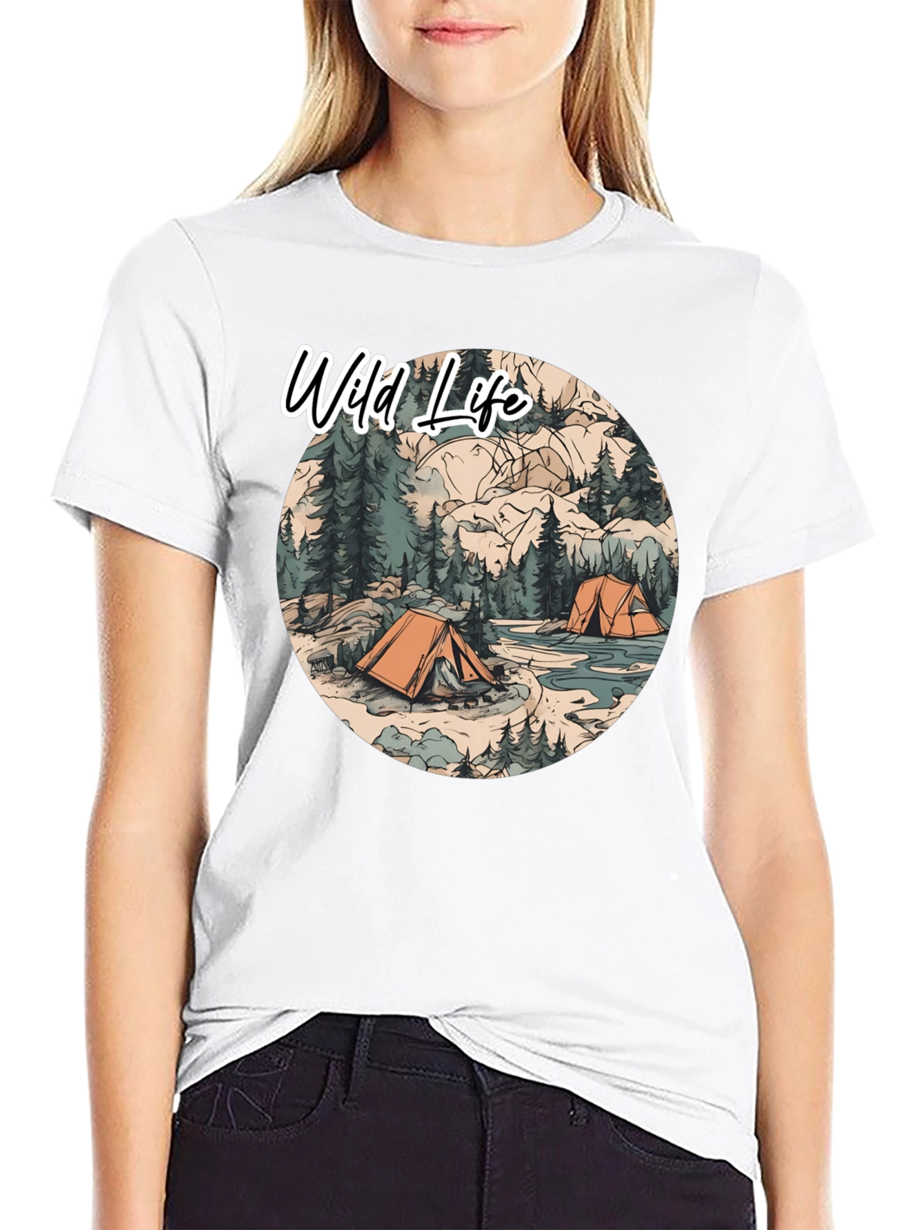 Wild Life Camping T-Shirt | Outdoor Adventure Tee