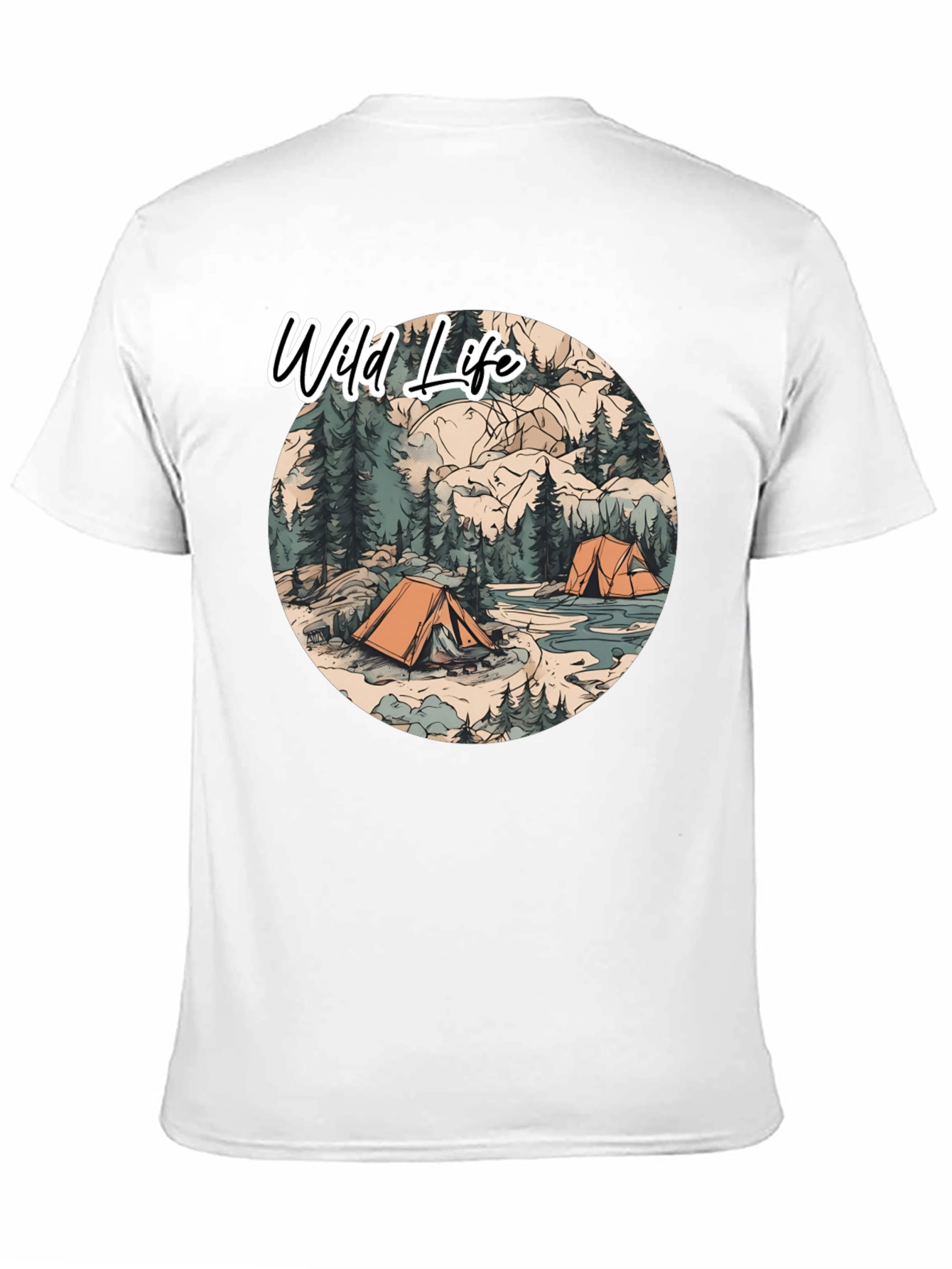 Wild Life Camping T-Shirt | Outdoor Adventure Tee