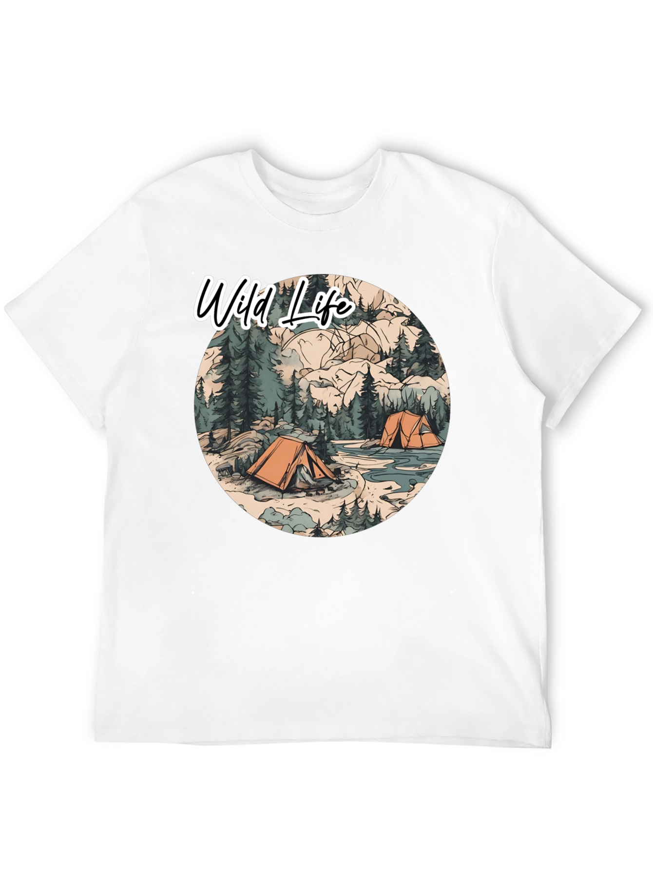 Wild Life Camping T-Shirt | Outdoor Adventure Tee