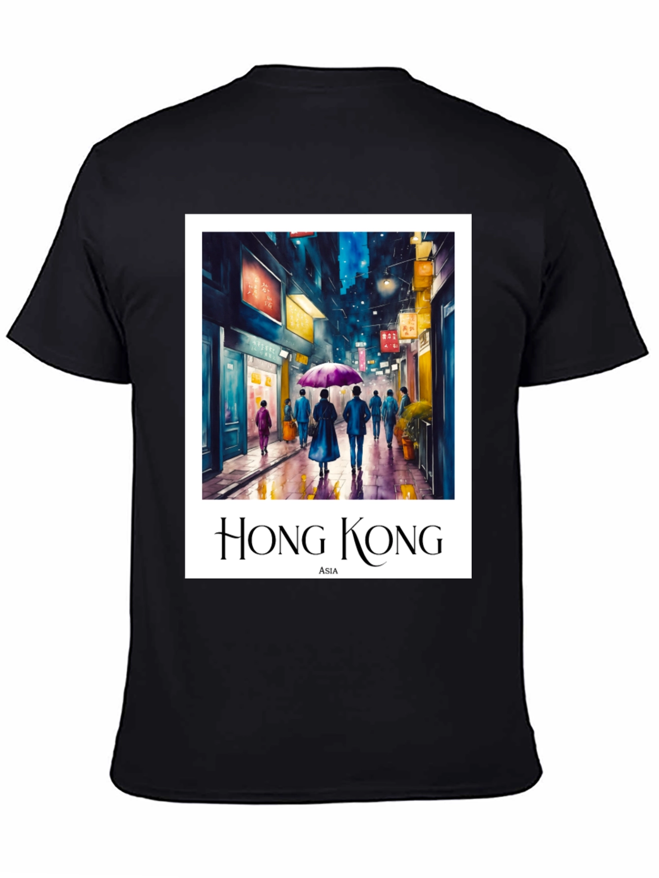 Hong Kong Asia Tee - Cityscape Design