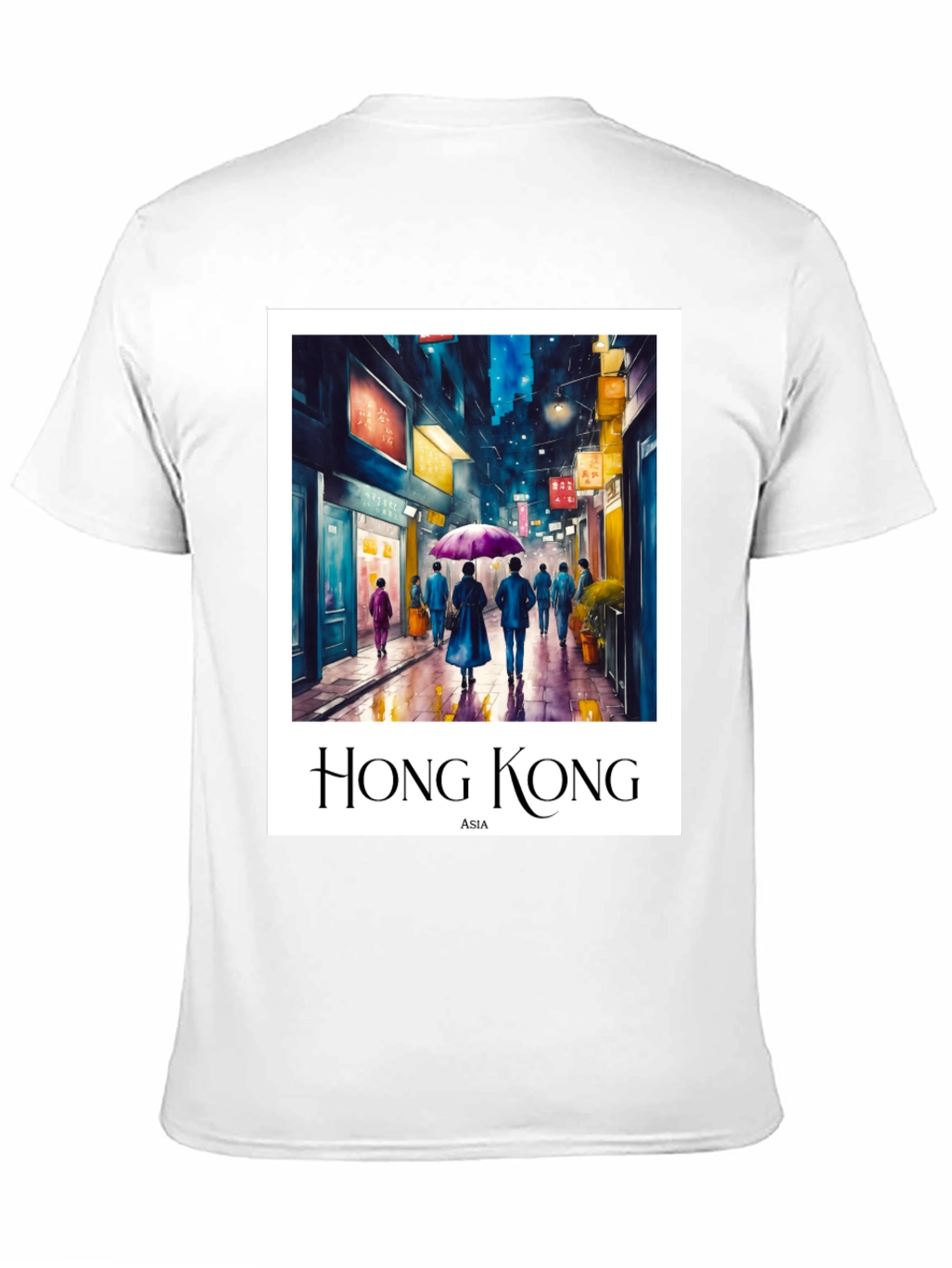 Hong Kong Asia Tee - Cityscape Design